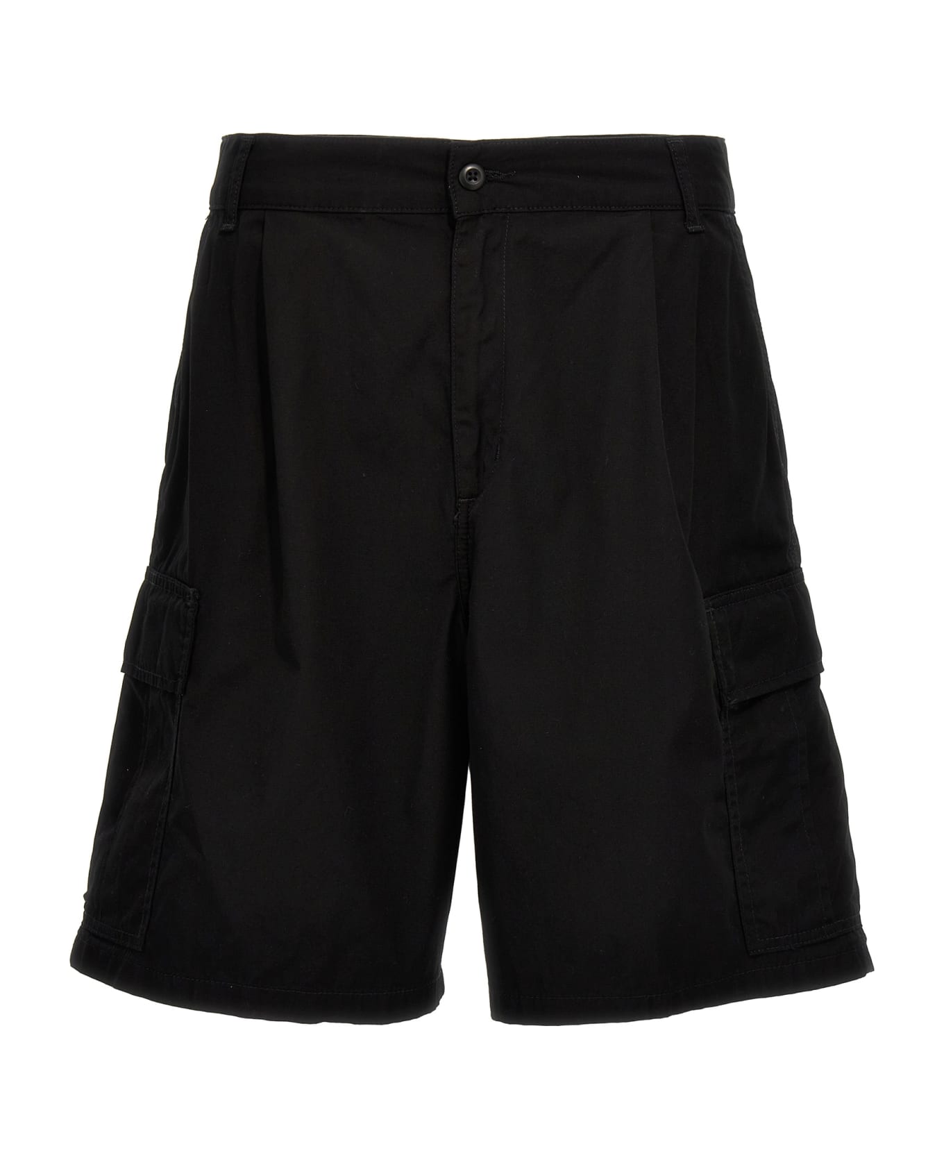 Carhartt 'cole Cargo' Bermuda Shorts - Nero