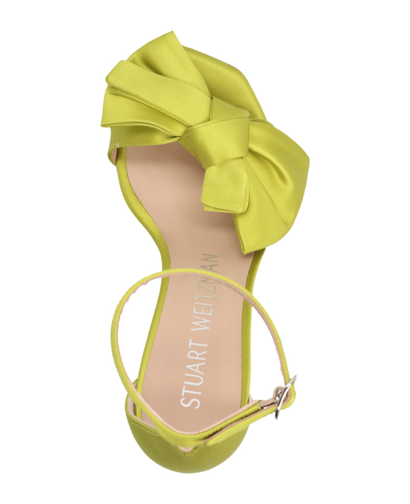 Stuart Weitzman 'nude Loveknot' Sandals - Yellow サンダル