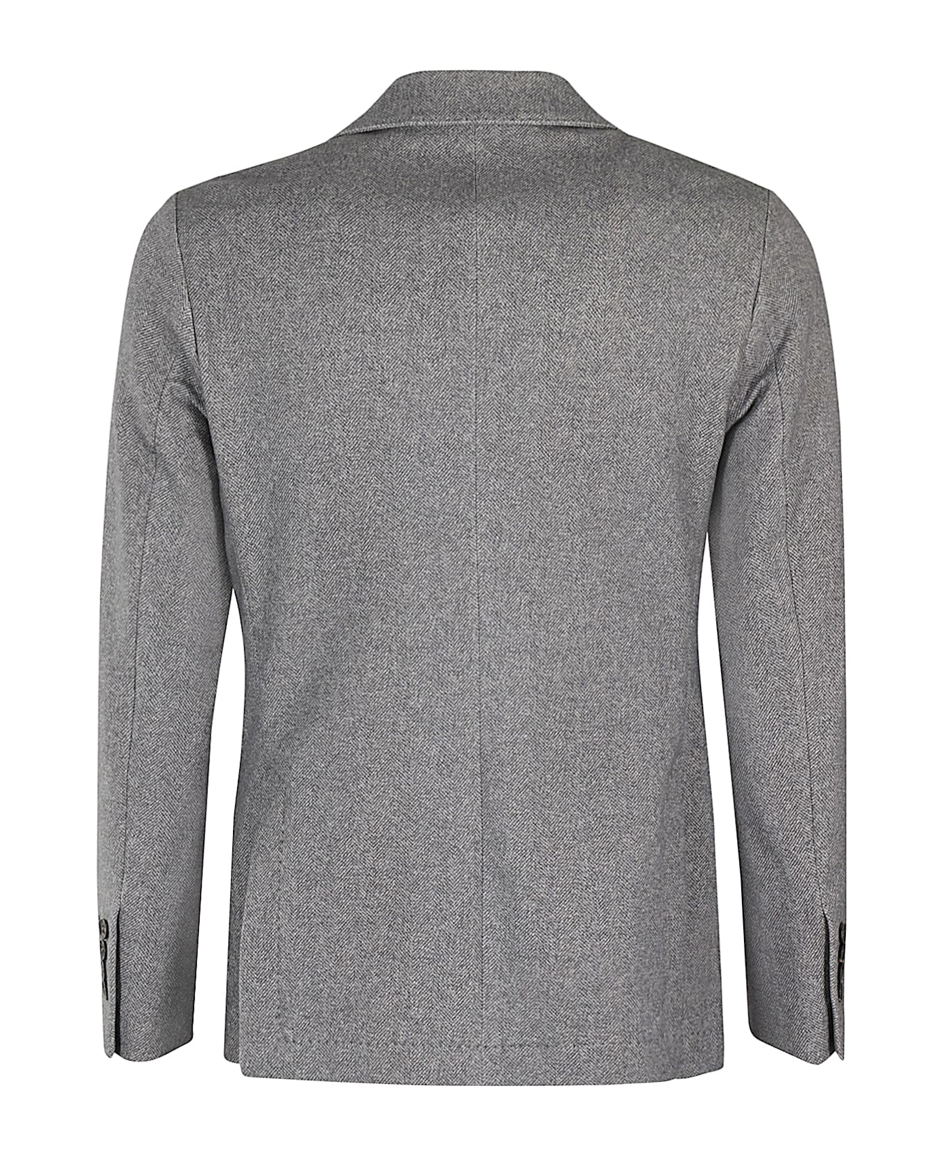 Circolo 1901 Giacca 1 Petto Jersey Spinato - Gray