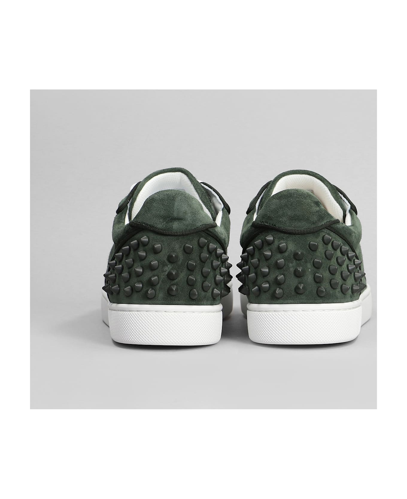 Christian Louboutin Vieira 2 Orlato Sneakers In Green Suede - green