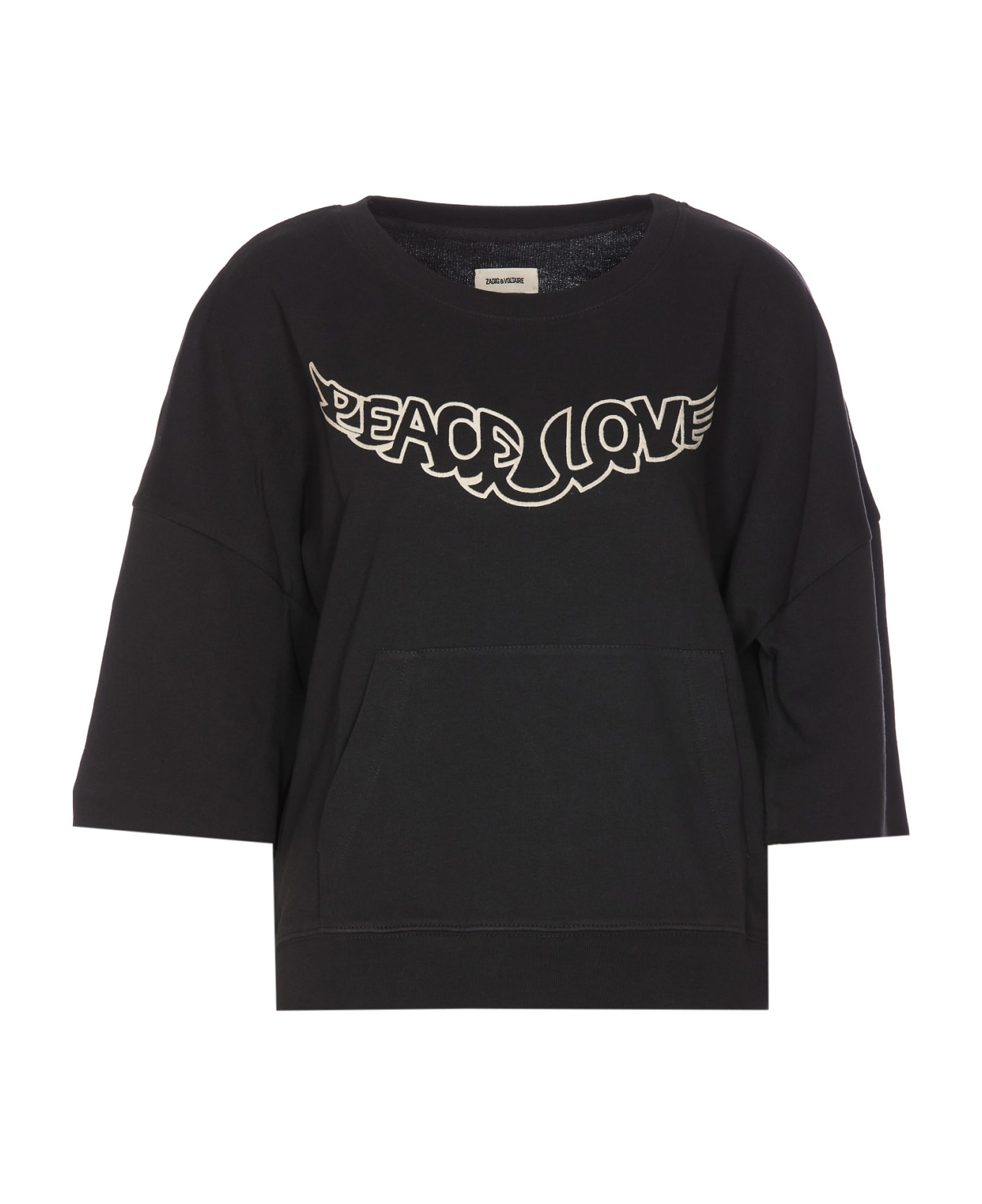 Zadig & Voltaire Kaly Slub T-shirt - Black