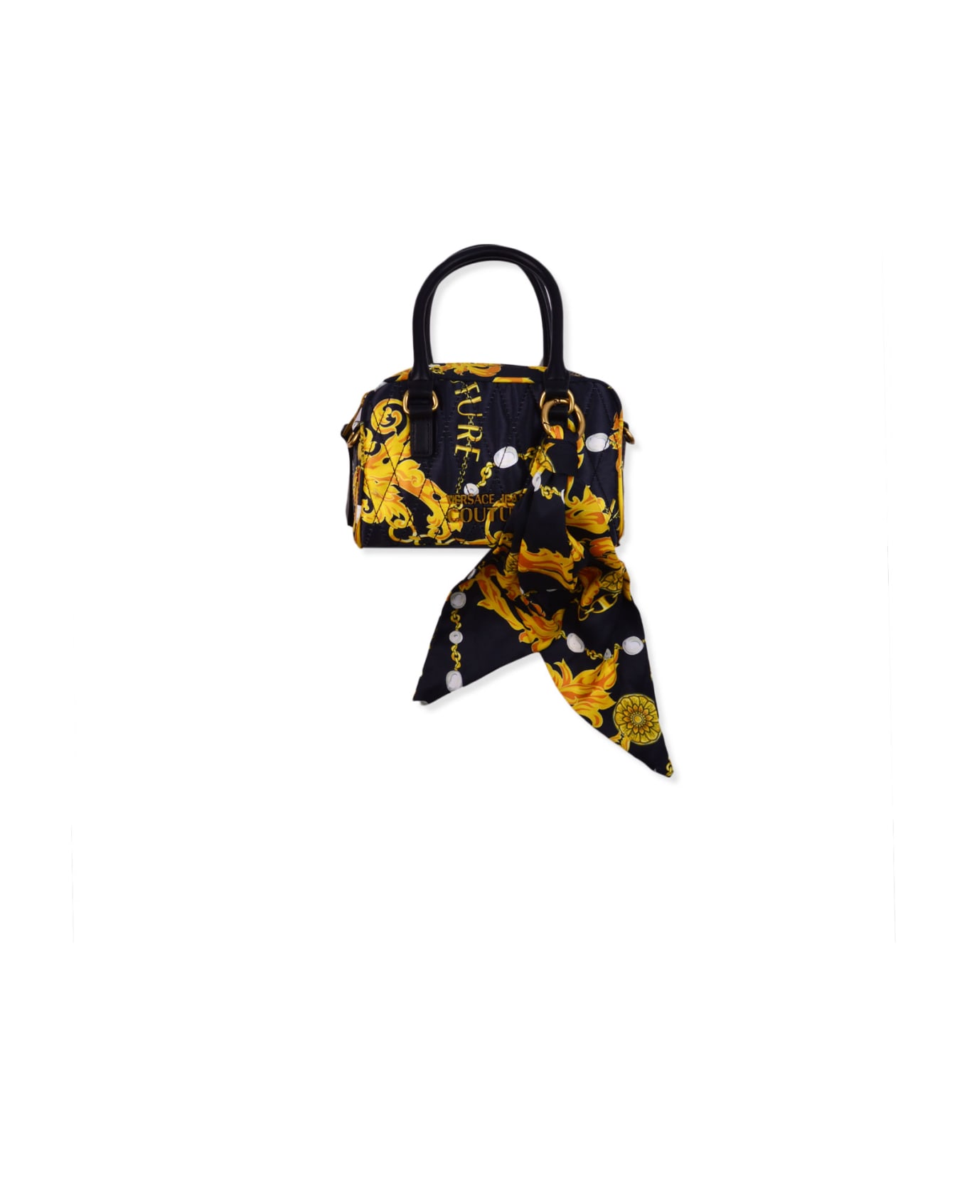 Versace Jeans Couture Baroque-print Zip-up Tote Bag