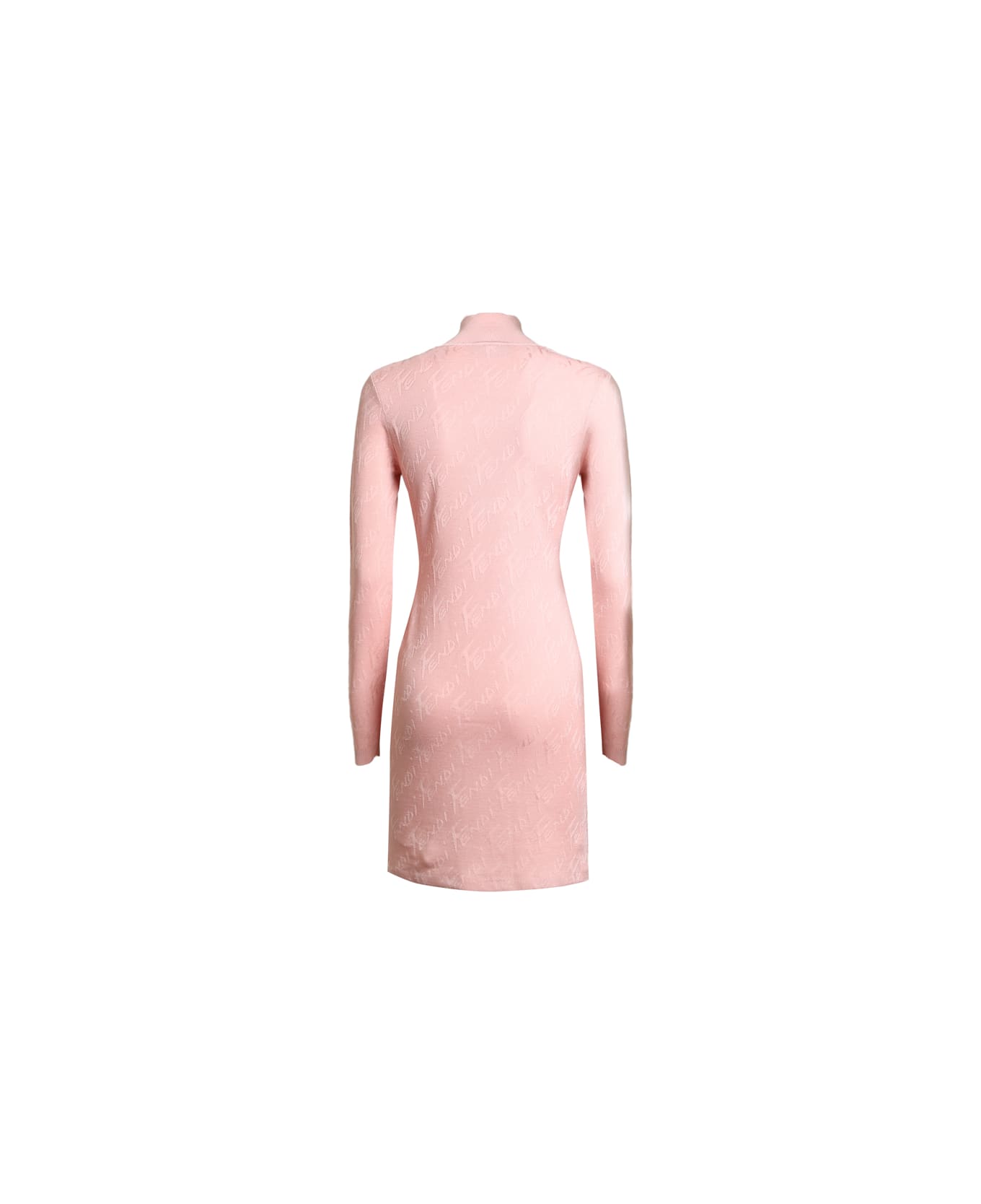 Fendi Knitted Dress With Fendi Brush Motif - Grace