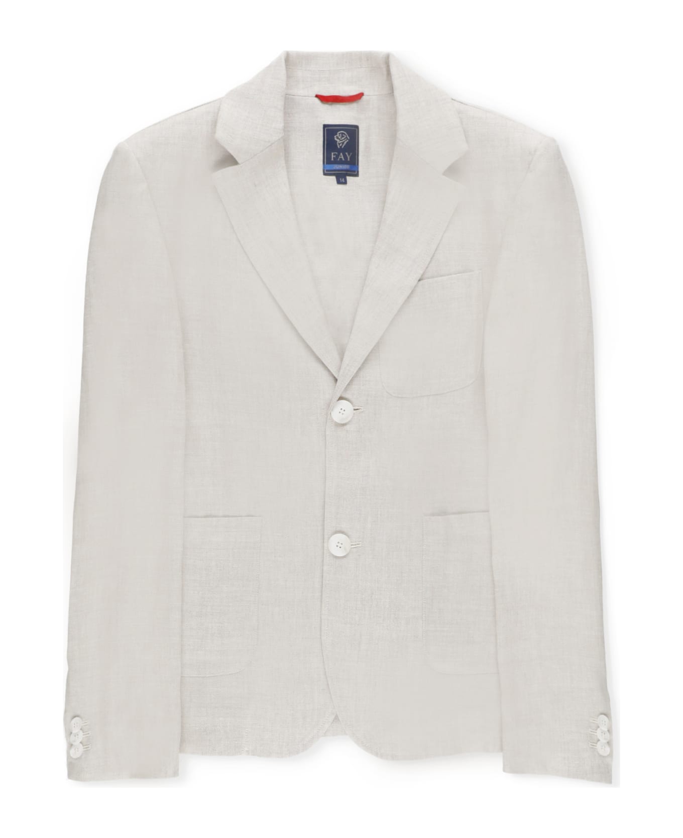 Fay Linen Suit Jacket - Beige