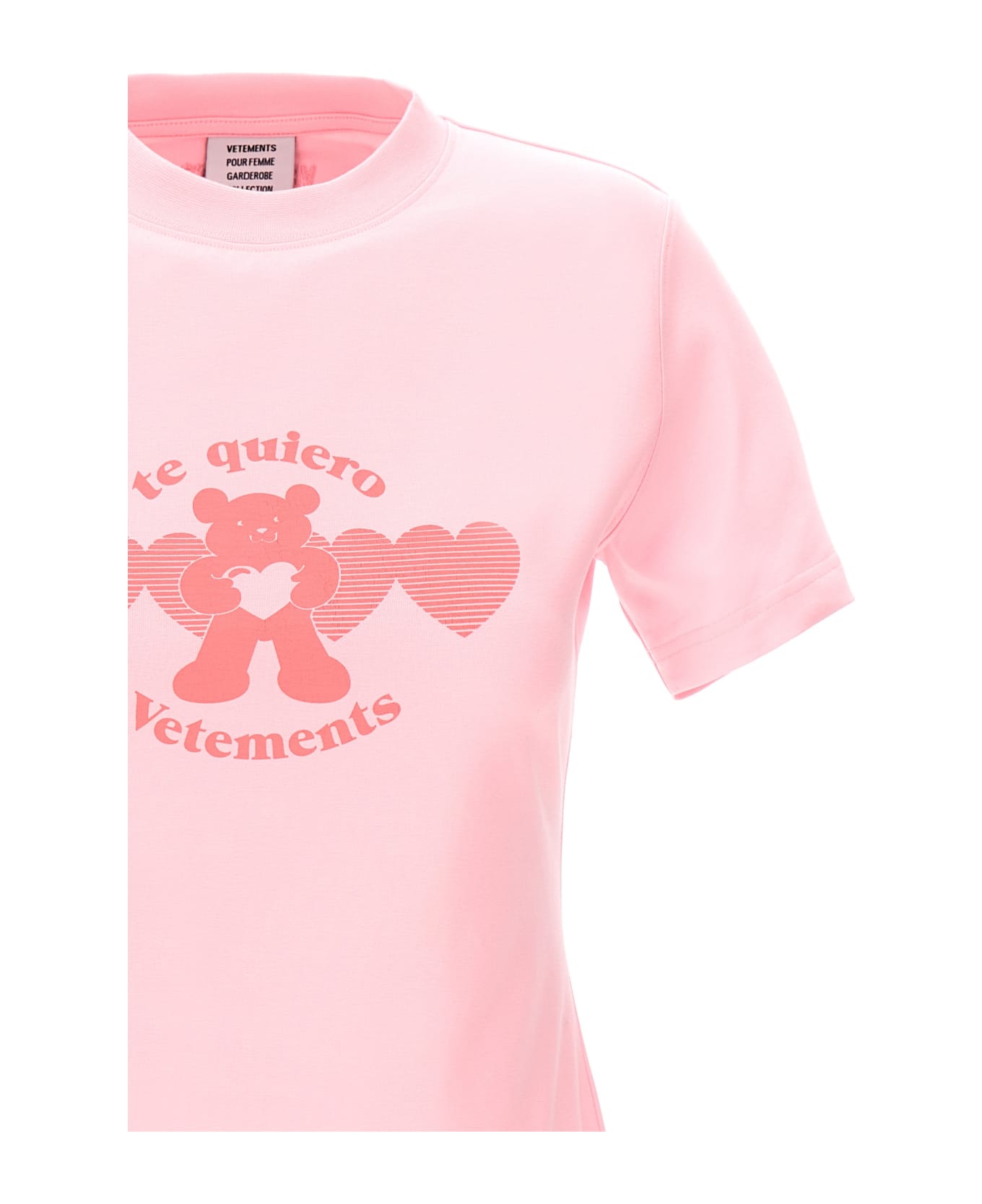 VETEMENTS 'te Quiero' T-shirt - Pink