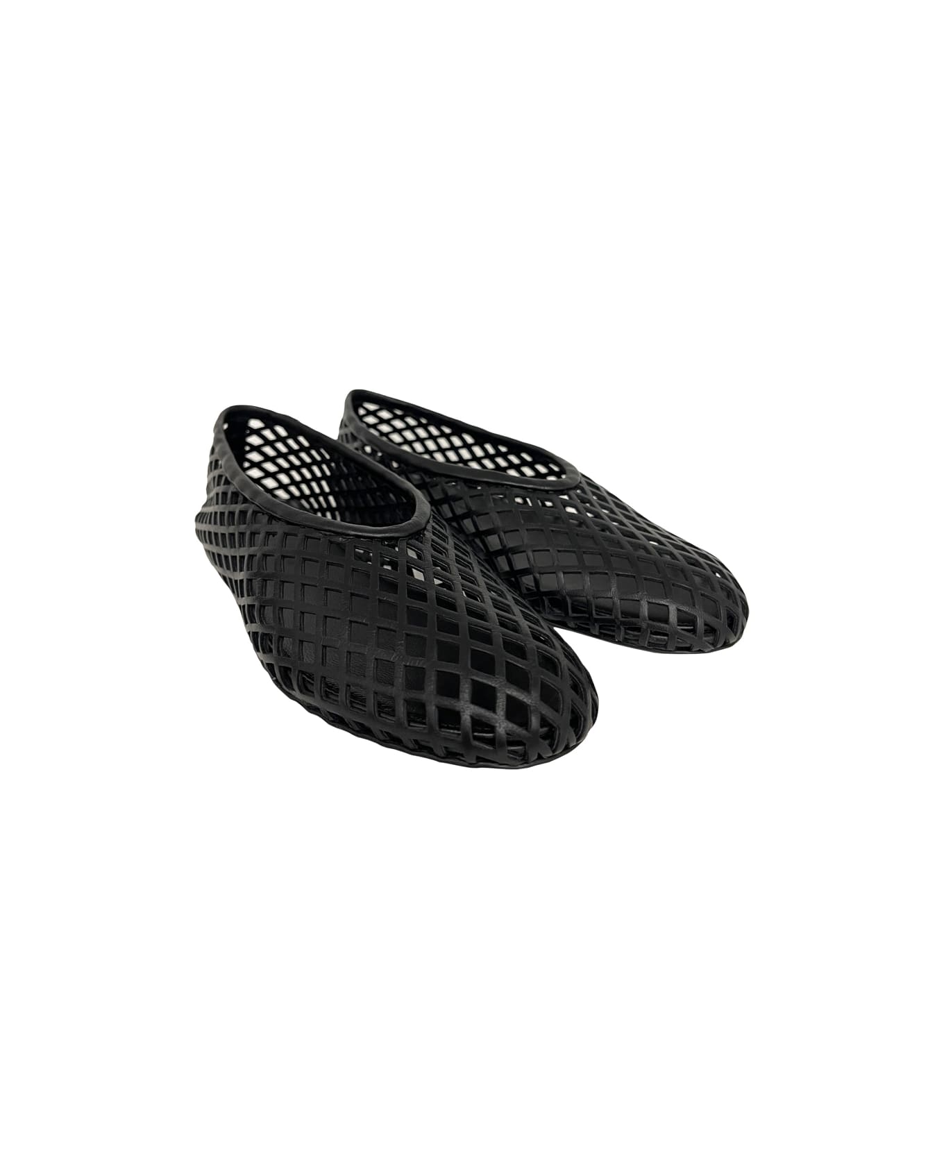 Proenza Schouler Perforated Ballerina Flat - Black