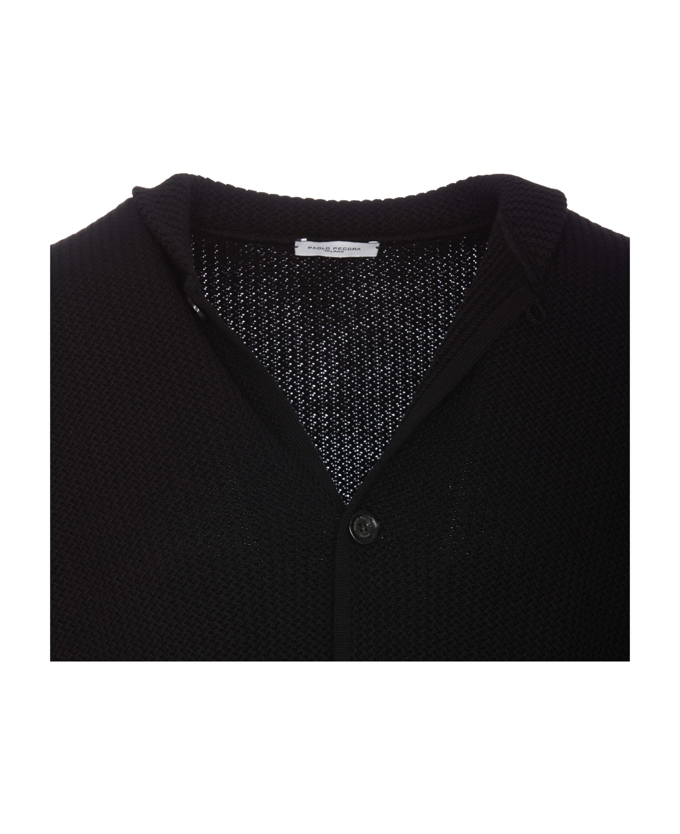 Paolo Pecora Knit Jacket - Black