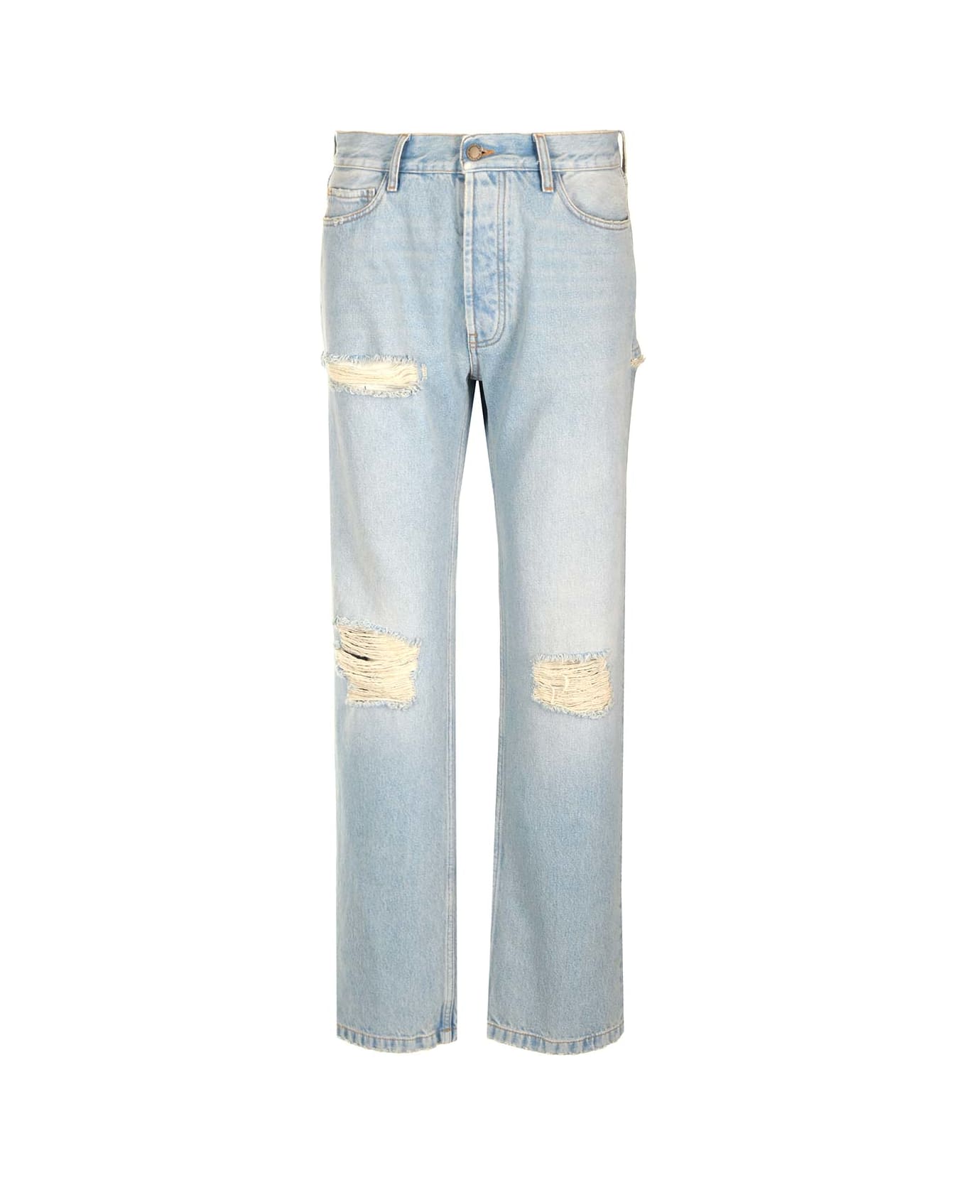 DARKPARK 'naomi' Ripped Jeans - Clear Blue デニム