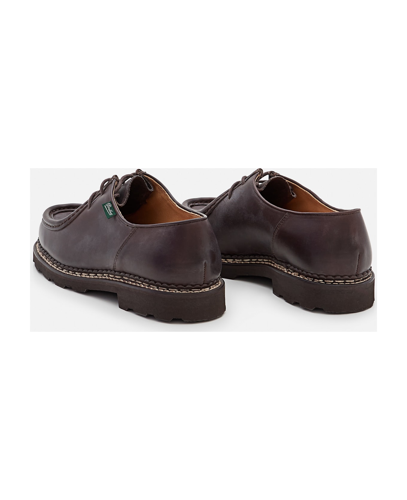 Paraboot Michael Leather Derby Shoes - Brown