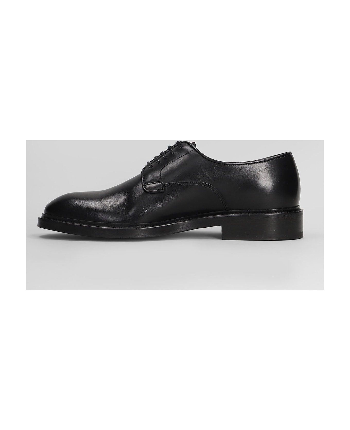 Paul Smith Lace Up Shoes In Black Leather - black