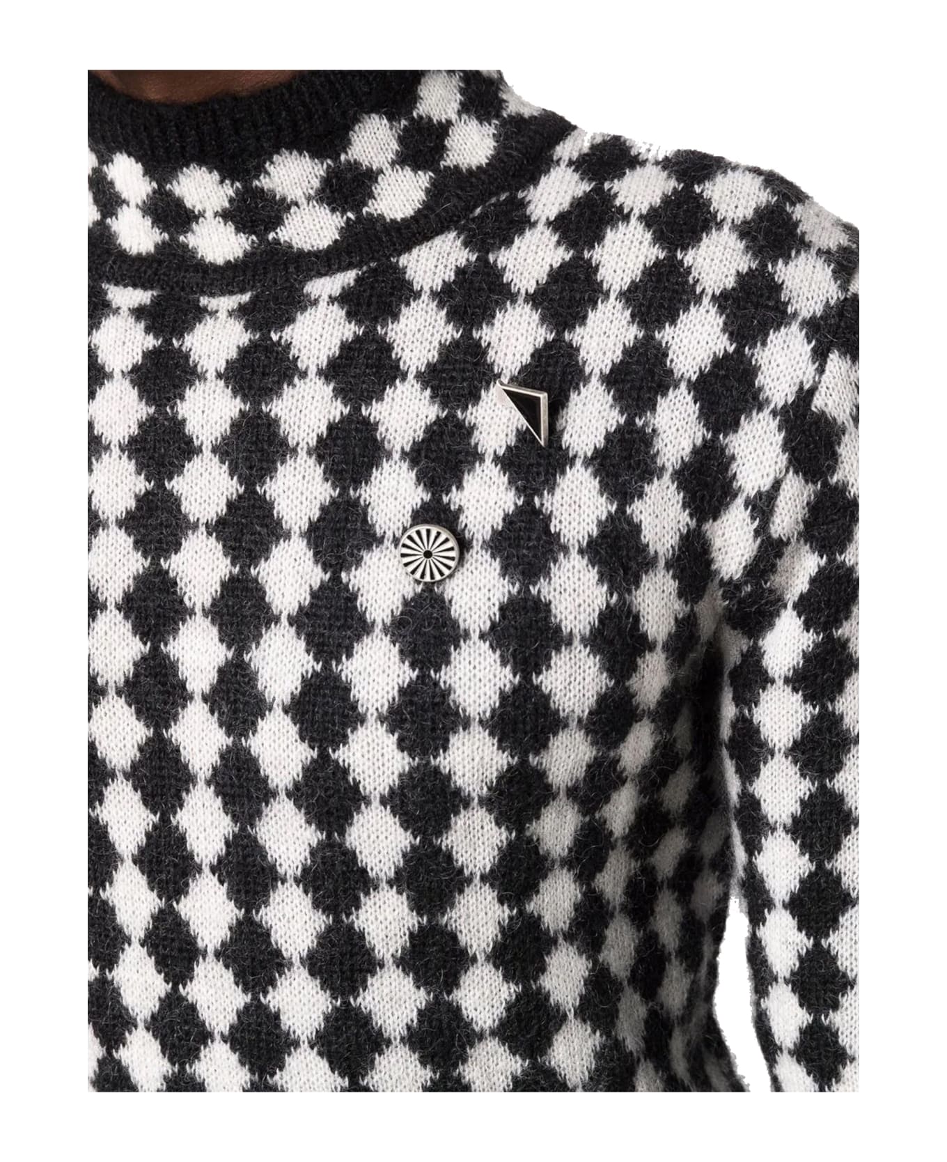 Saint Laurent Wool Sweater - Black ニットウェア