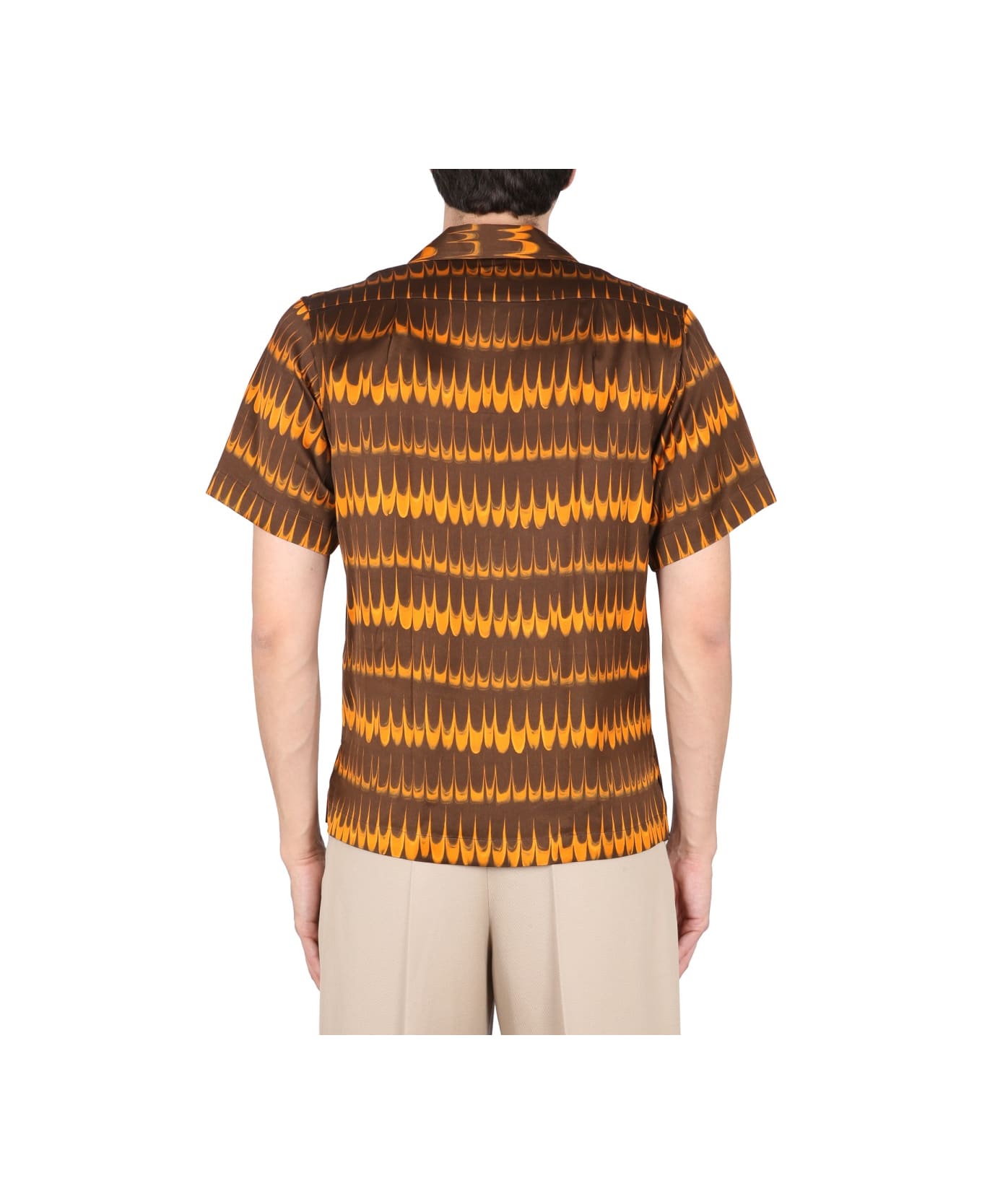 Wales Bonner Rhythm Shirt - BROWN