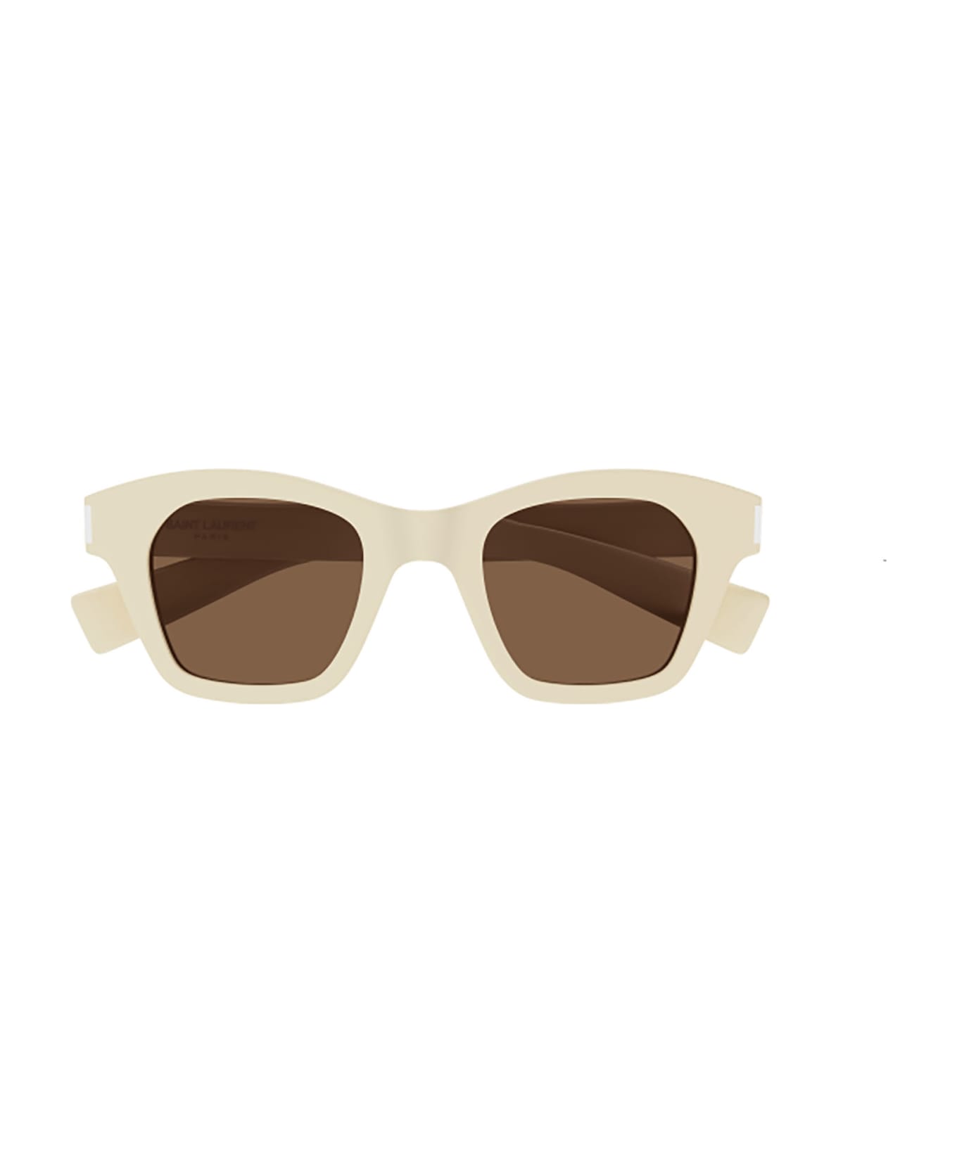Saint Laurent Eyewear SL 592 Sunglasses - Ivory Ivory Brown