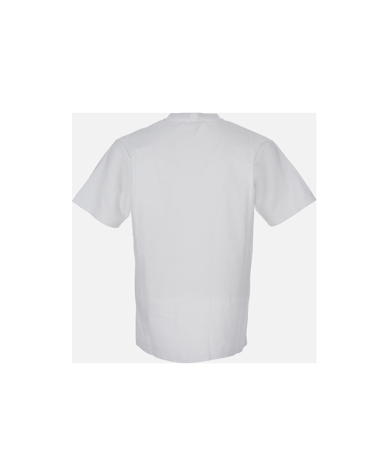 Stone Island T-shirt Logo - White