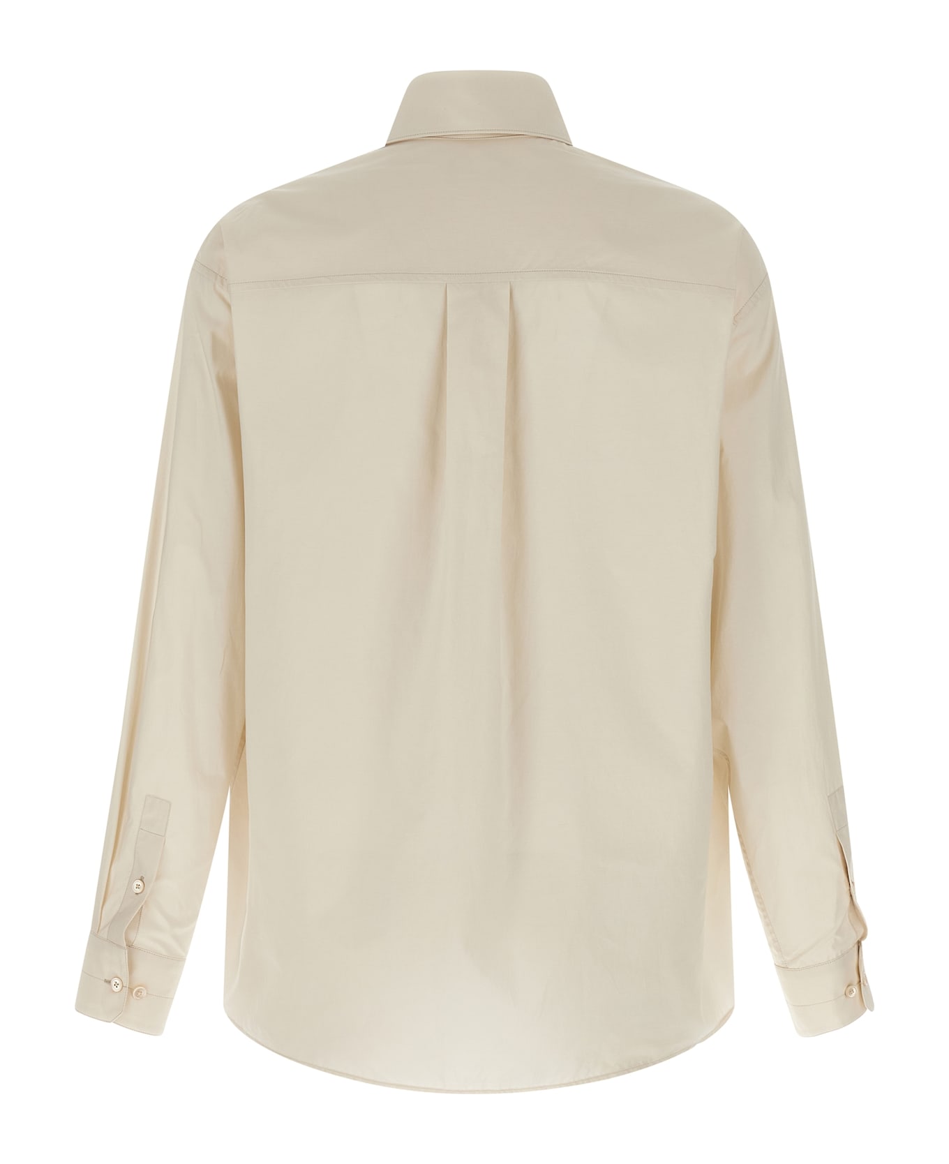 Lemaire Cotton Silk Shirt - BEIGE