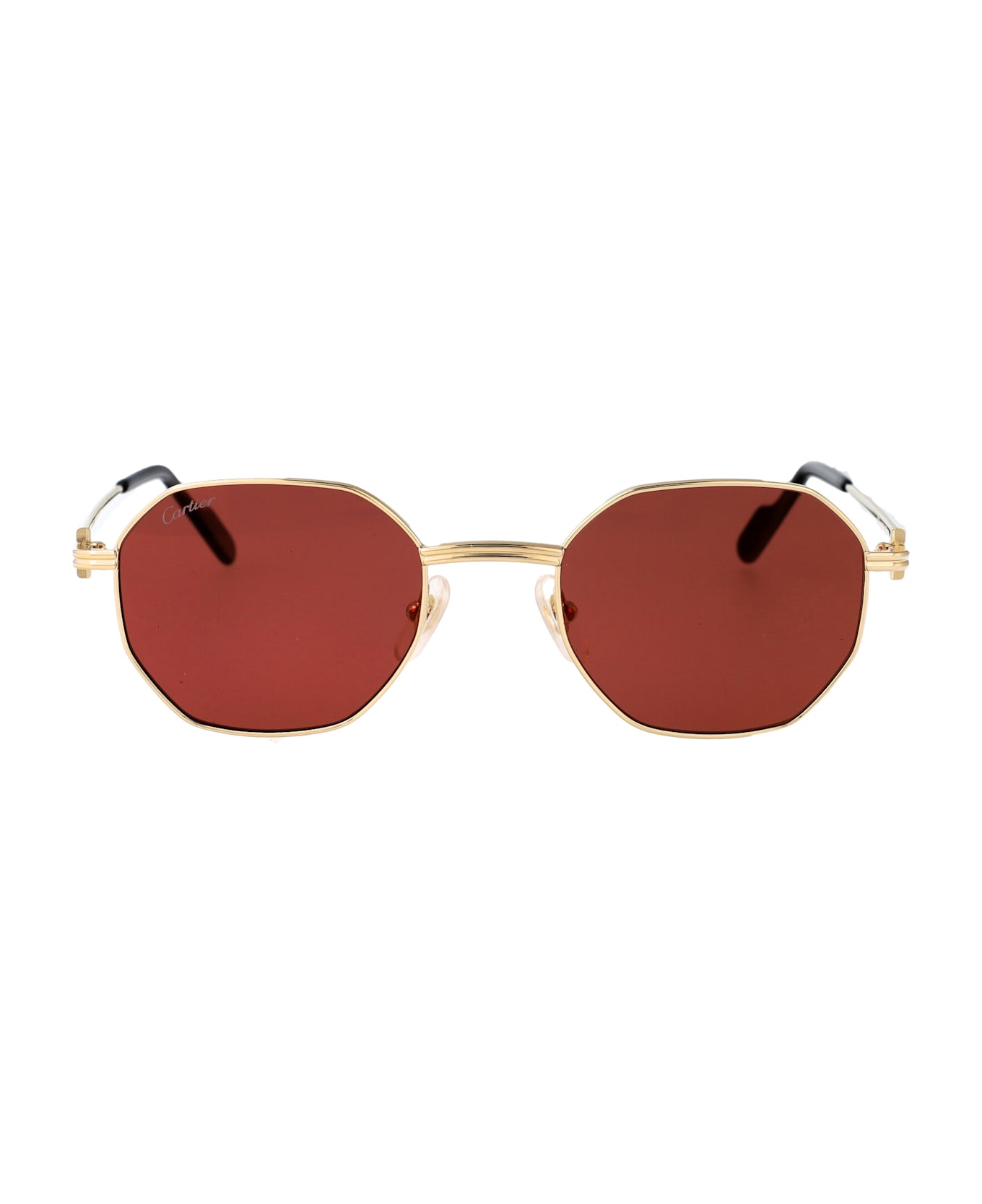 Cartier Eyewear Ct0500s Sunglasses - GOLD GOLD RED