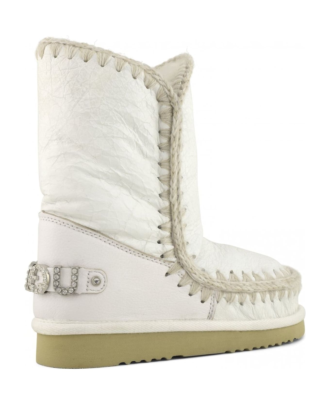 Mou White Sheepskin Eskimo 24 - White ブーツ