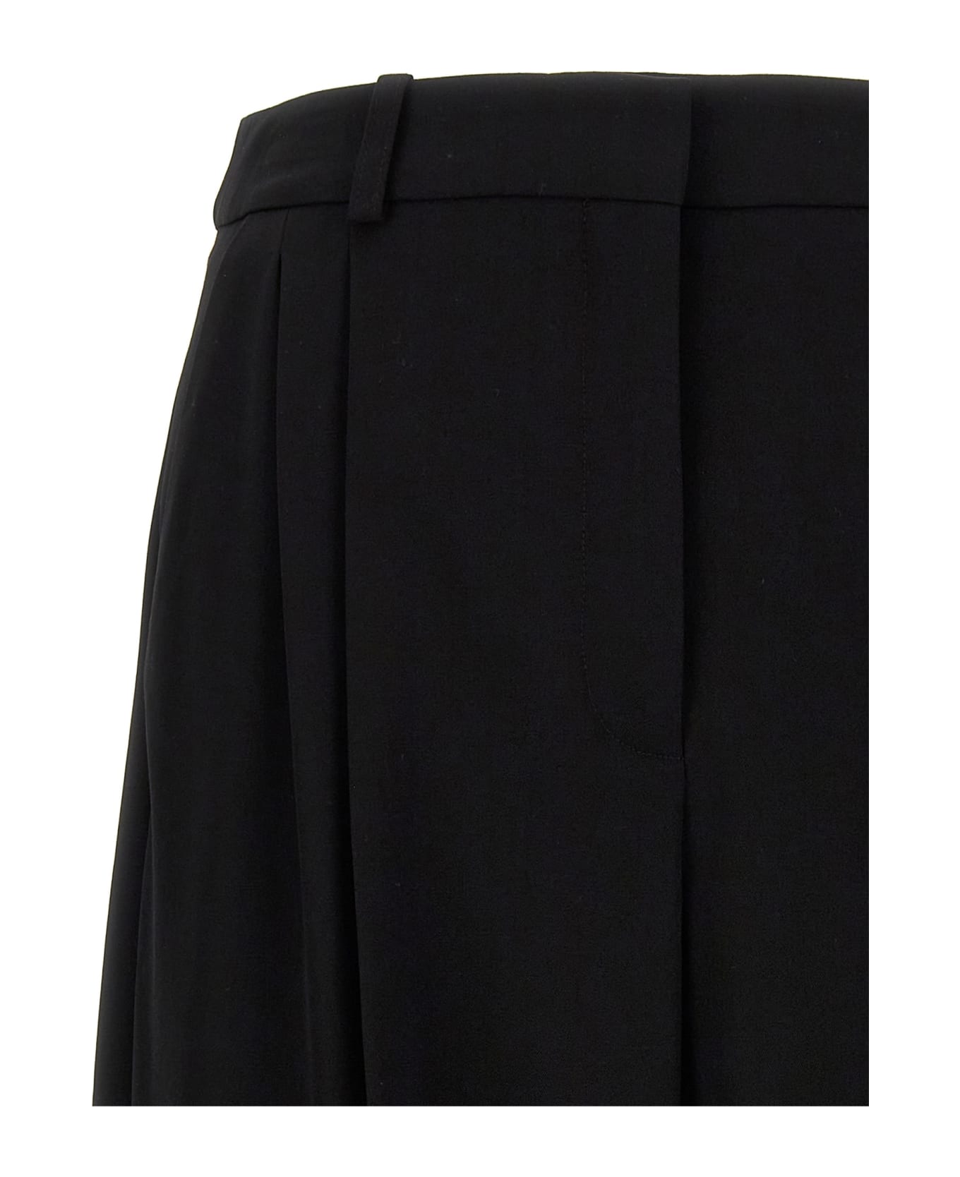 Stella McCartney Logo Detailed Tailored Pants - Black ボトムス