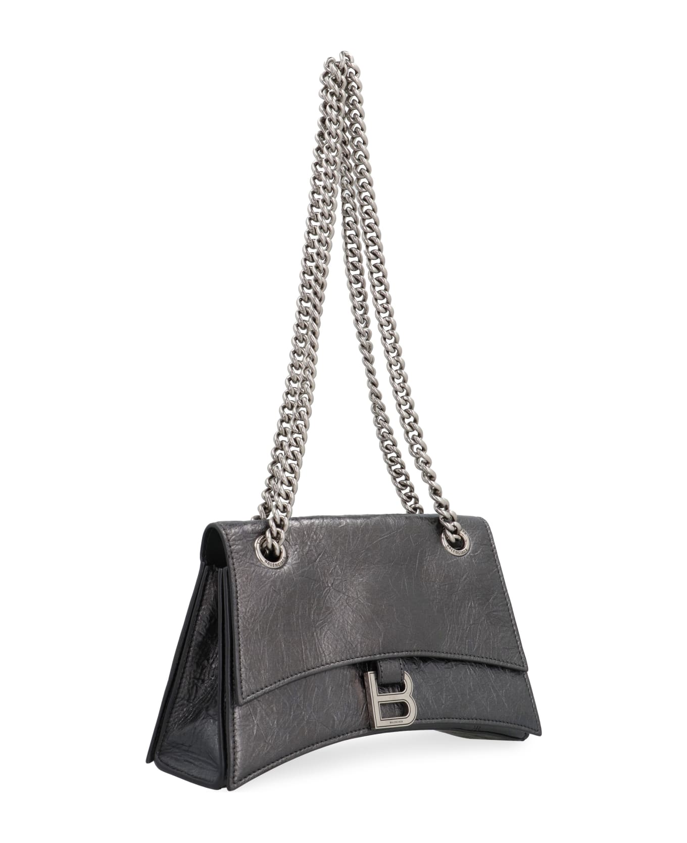 Balenciaga Crush Shoulder Bag - Grey