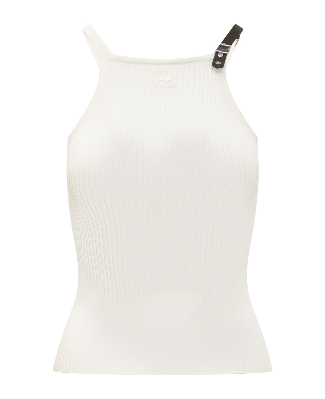 Courrèges Buck Tank Top - HERITAGE WHITE  