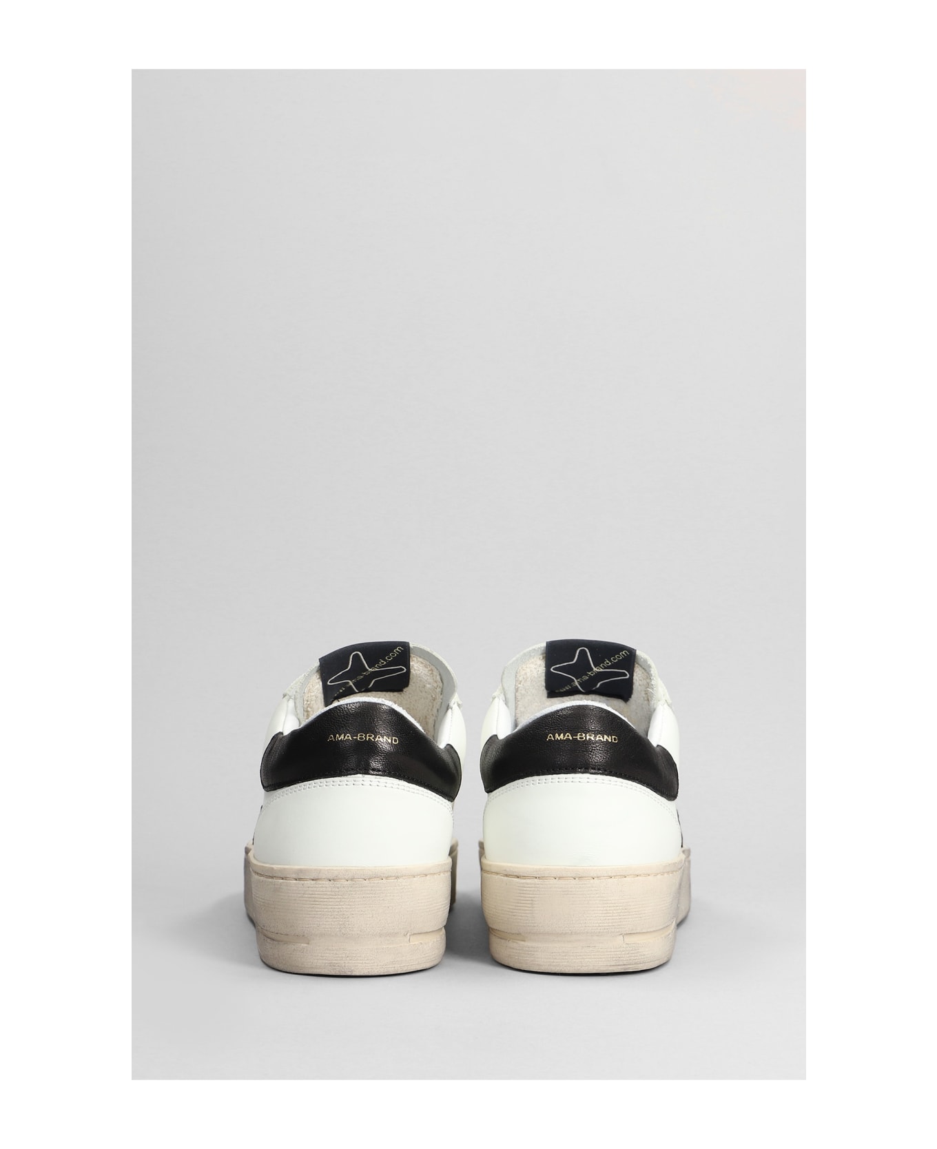 AMA-BRAND Sneakers In White Leather - white