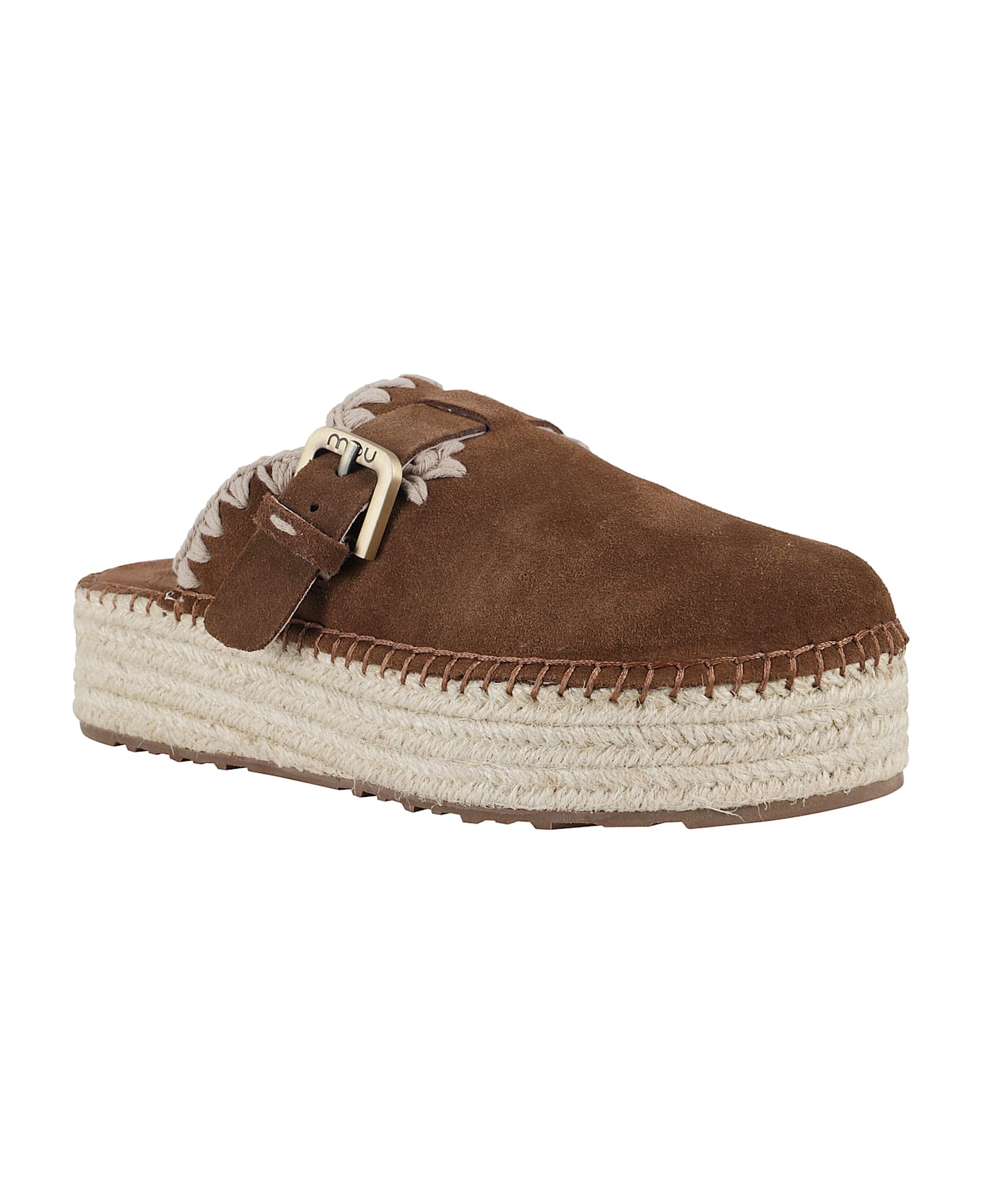Mou Jute Clog Sabot - Nut Br Nut Brown
