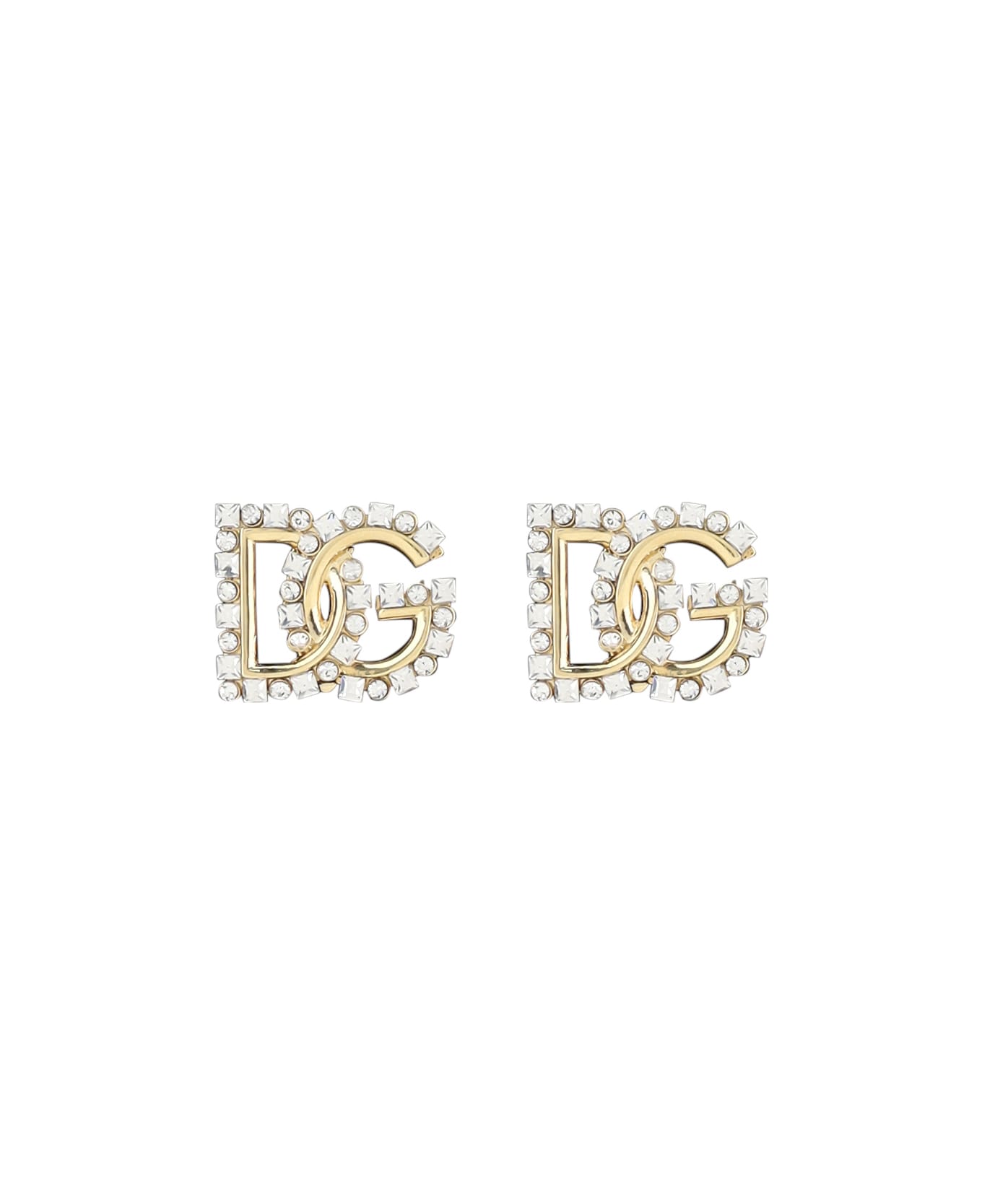 Dolce & Gabbana Strass Earrings - Oro