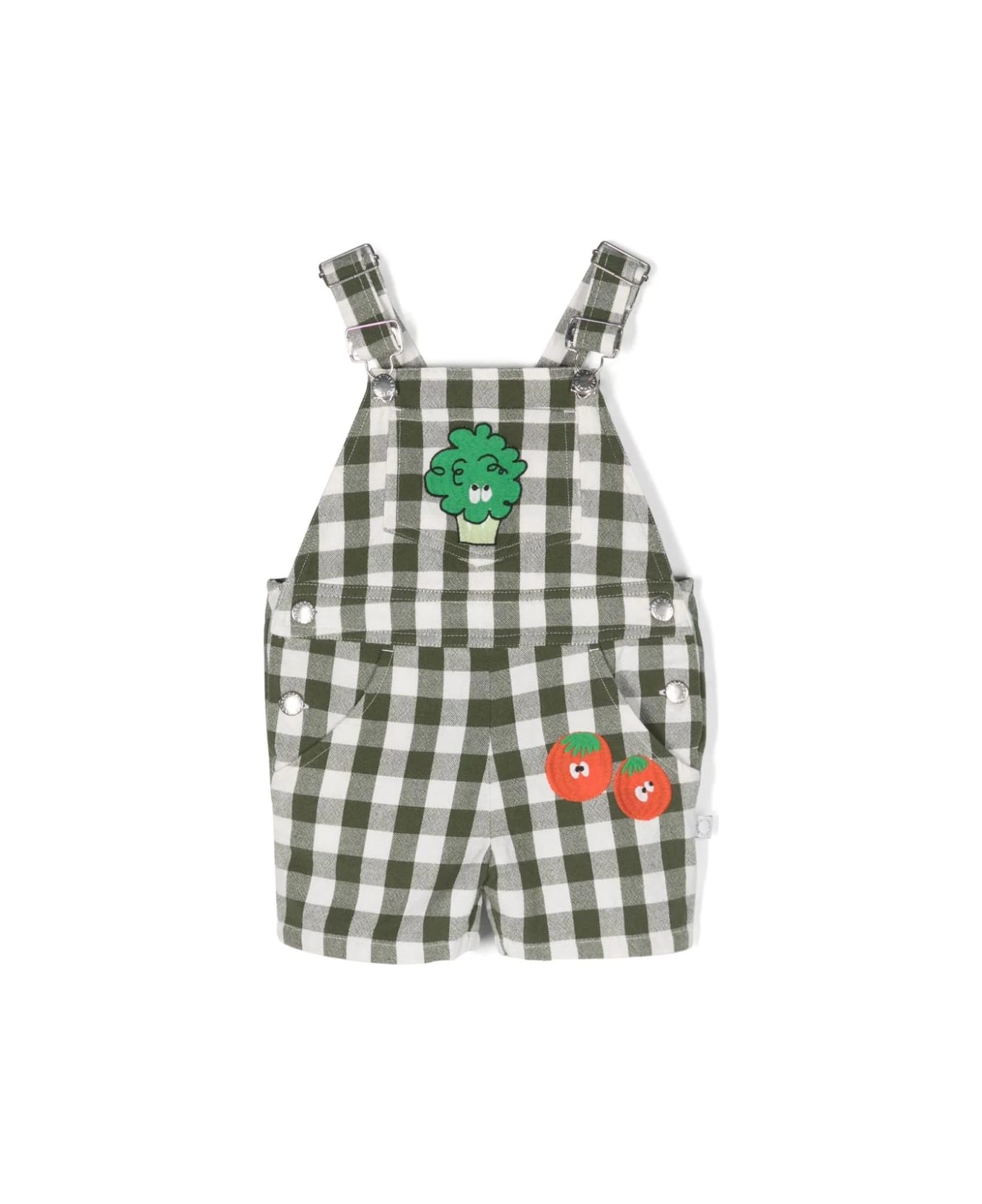 Stella McCartney Kids Dungarees With Embroidery - Green
