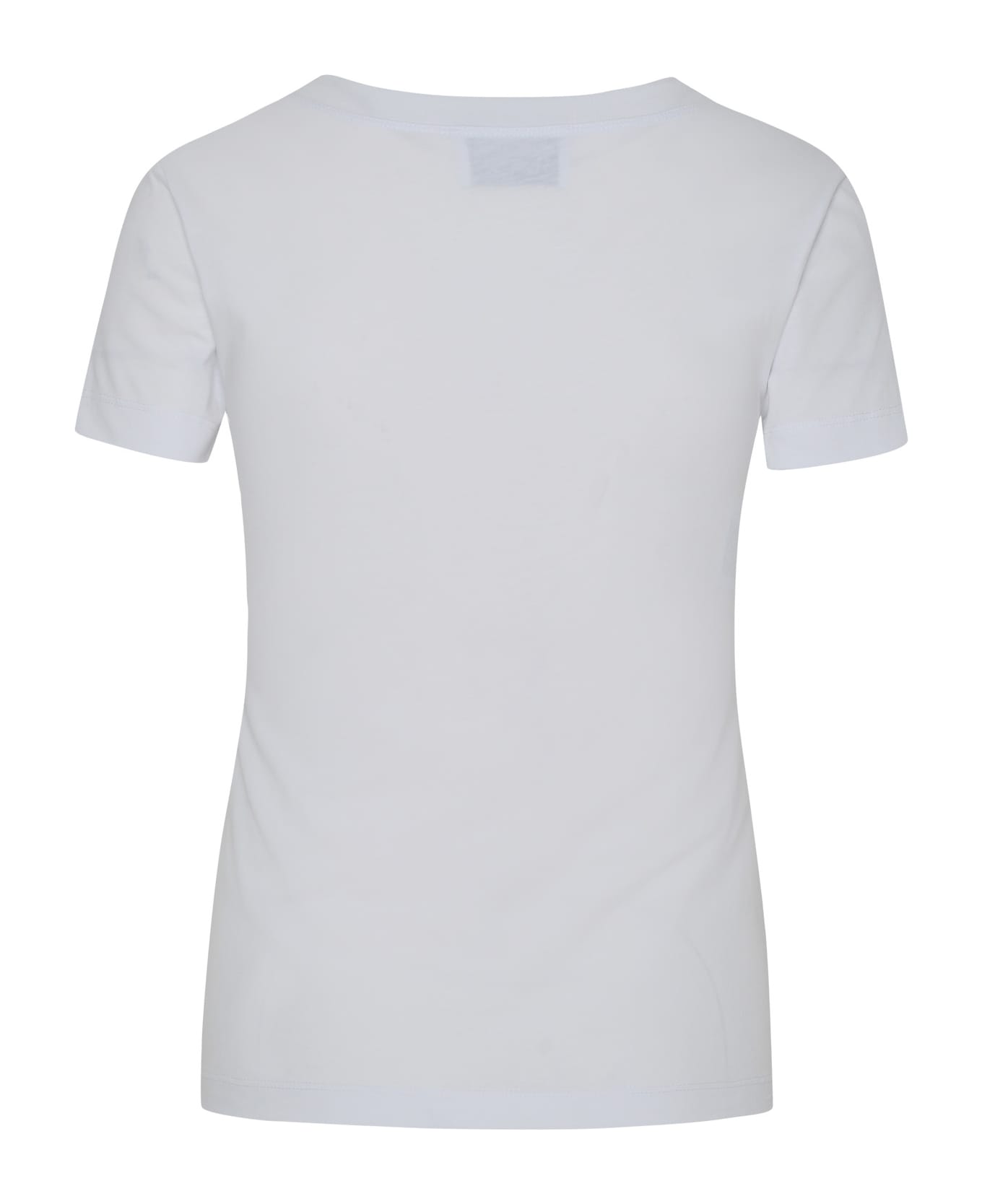 M05CH1N0 Jeans White Cotton T-shirt - White