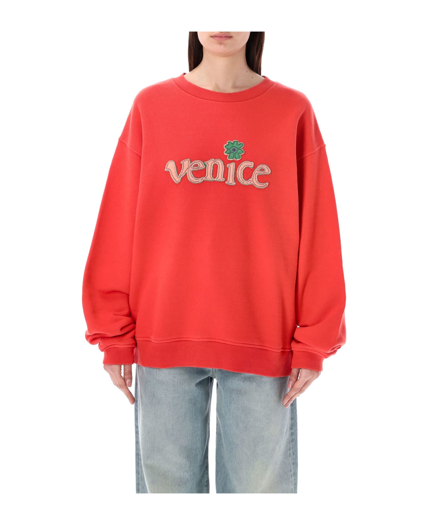 ERL Venice Sweatshirt - RED フリース