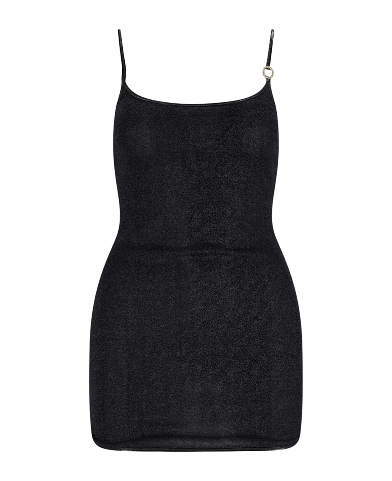 Oseree 
lumière Belt
 Mini Sheath Dress - Black  