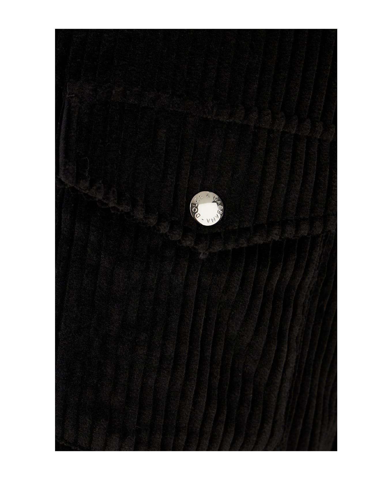 Dolce 
Gabbana Black Corduroy Jacket - BLACK