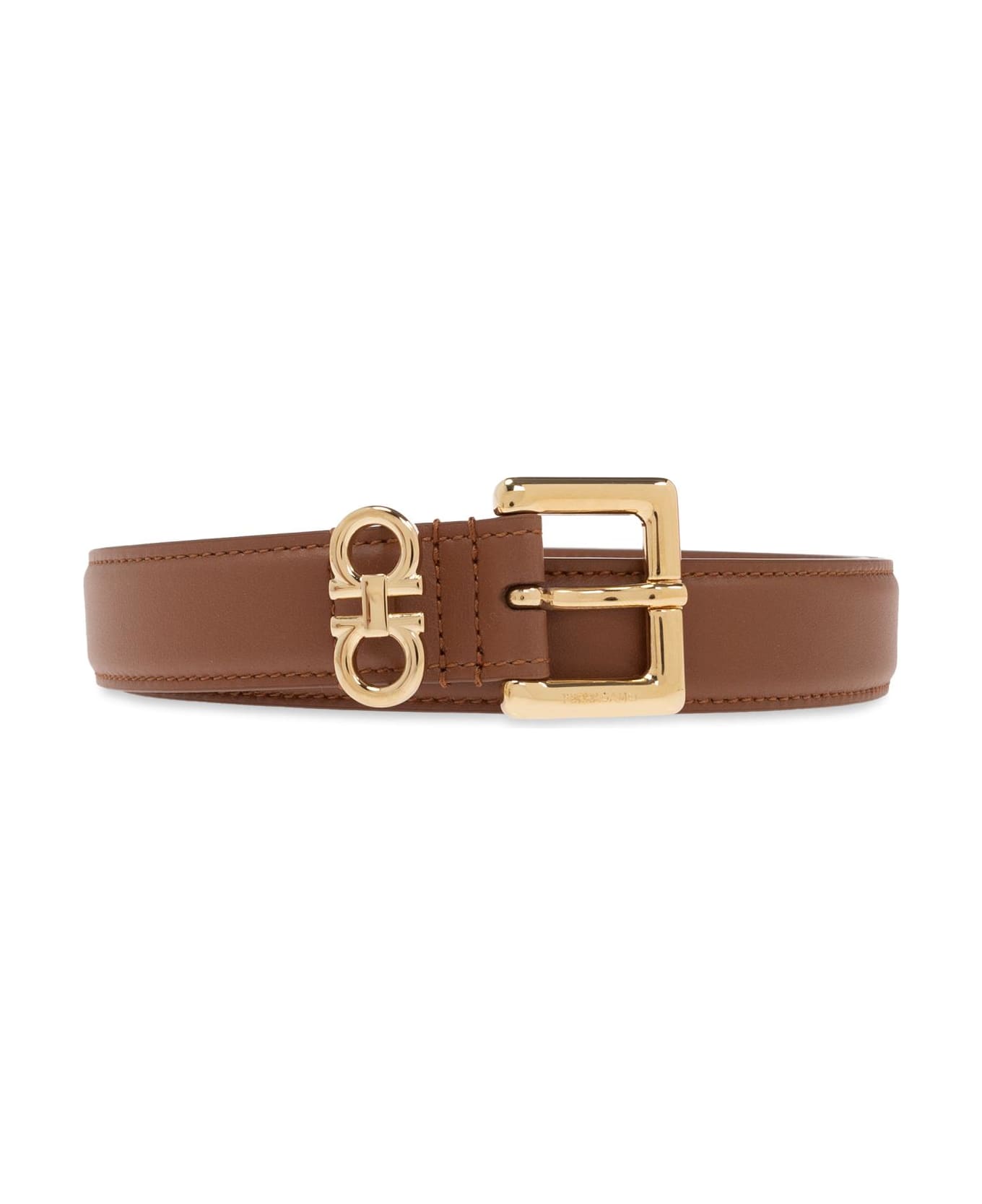 Ferragamo Leather Belt - BROWN