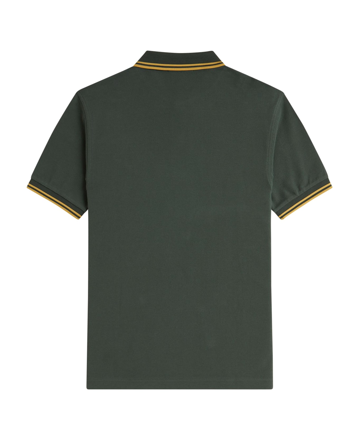 Fred Perry Polo Shirt - Crt Grn/hnycmb