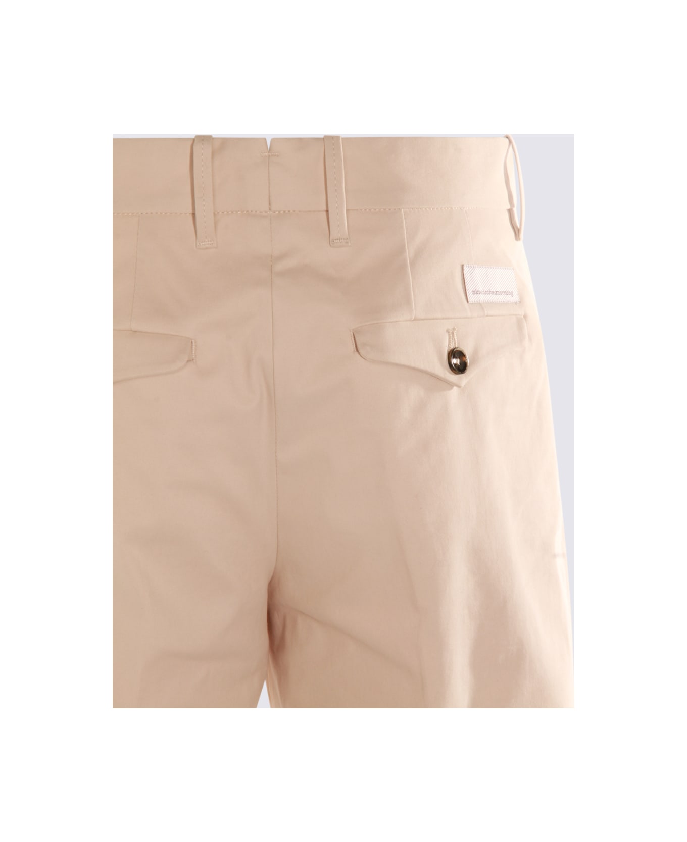 Nine in the Morning Beige Cotton Pants - Beige