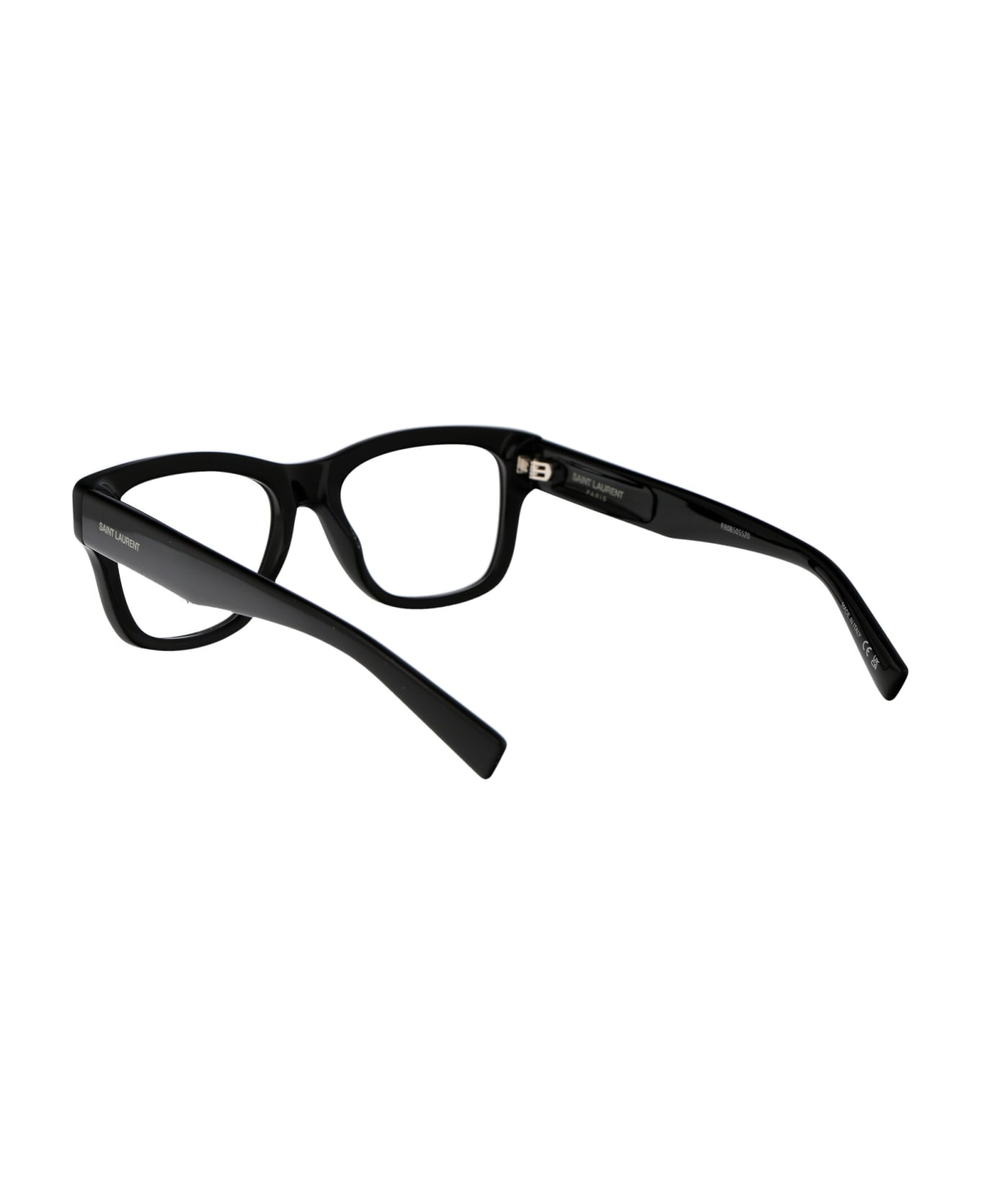 Saint Laurent Eyewear Sl 677 Glasses - 001 BLACK BLACK TRANSPARENT