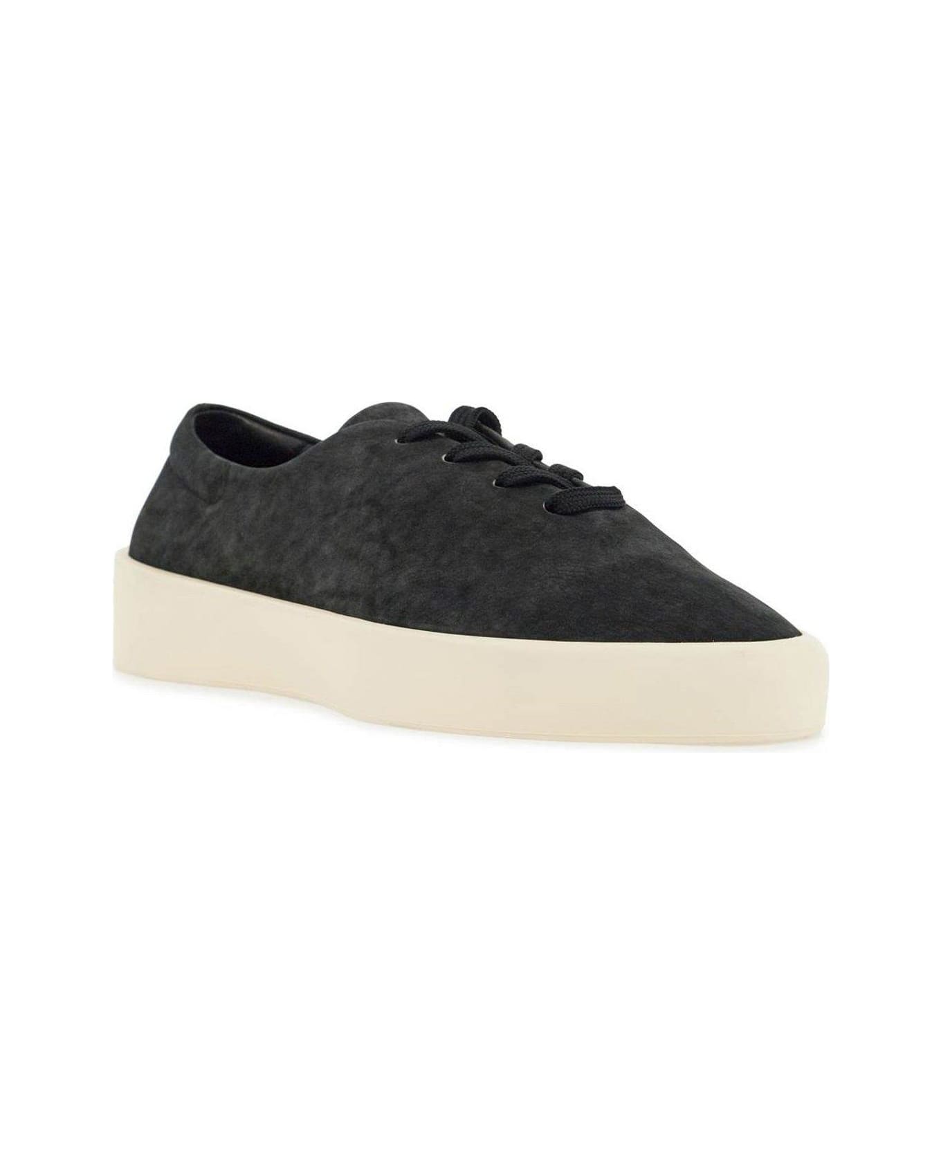 Fear of God Round-toe Lace-up Sneakers - BLACK