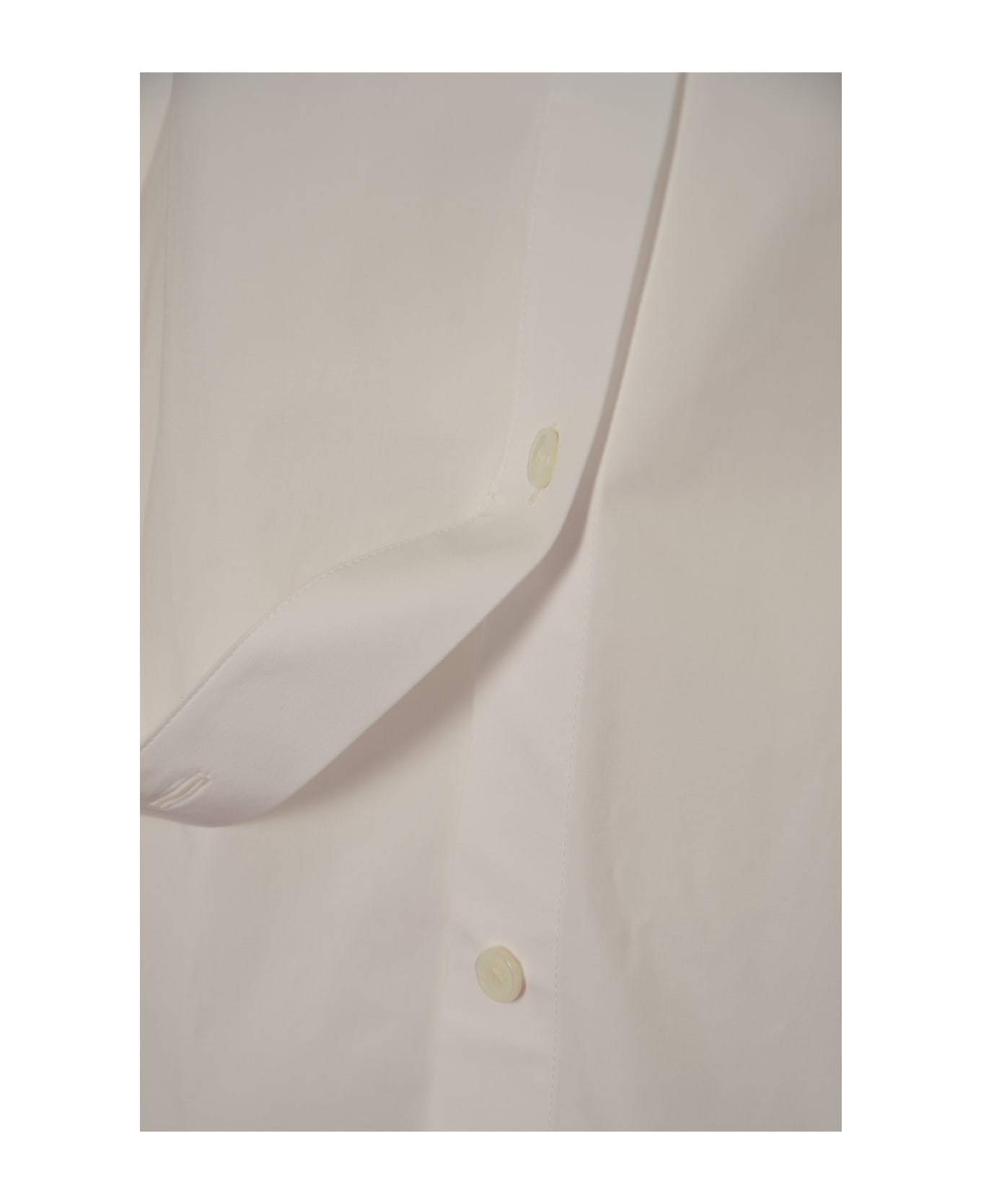 Courrèges Modular Poplin Shirt - Heritage White