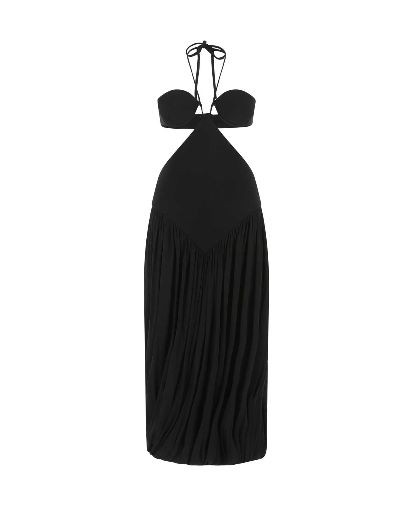 Stella McCartney Black Viscose Blend Dress - 1000 ワンピース＆ドレス