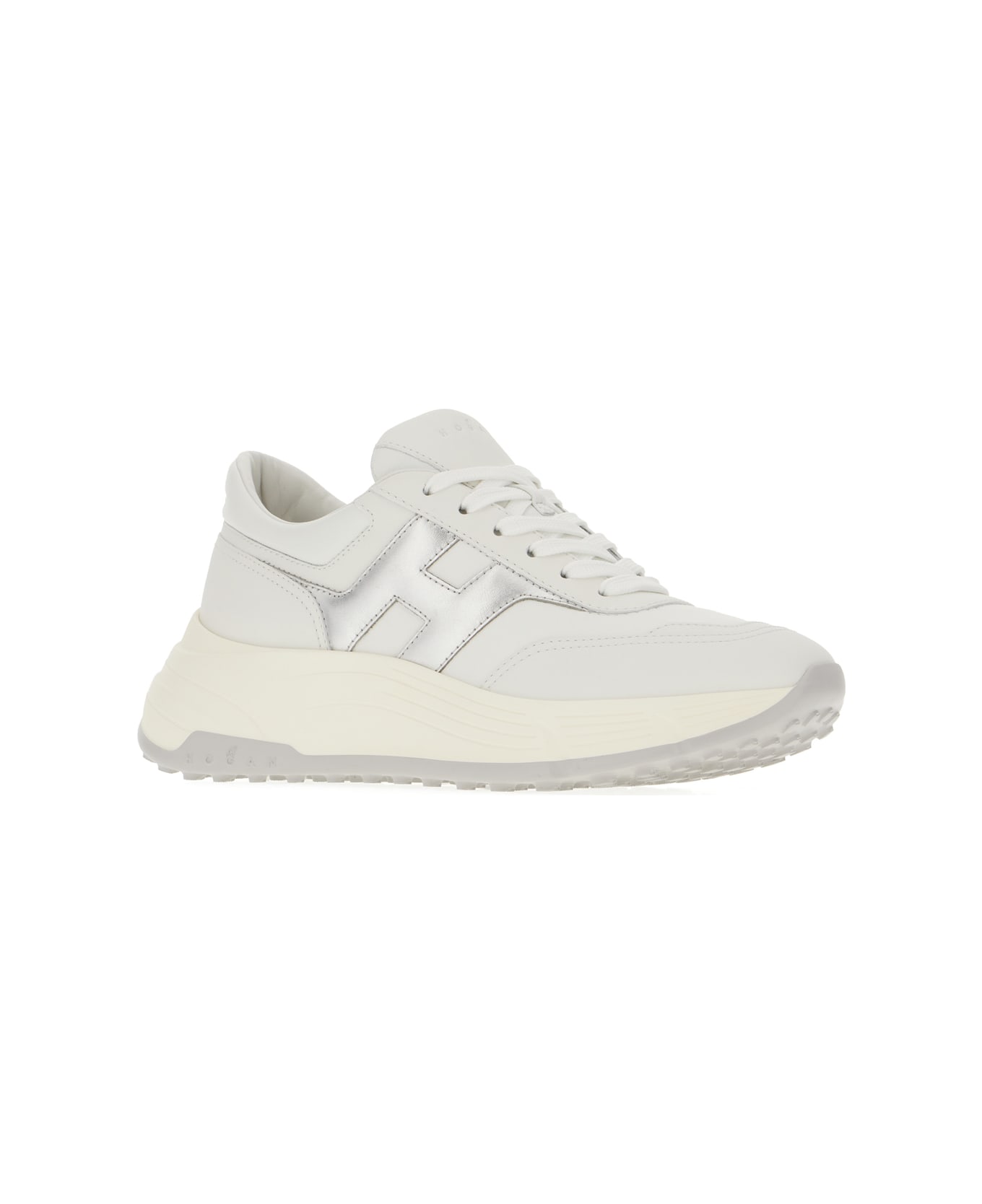 Hogan White Leather H669 Sneakers - BIAARG
