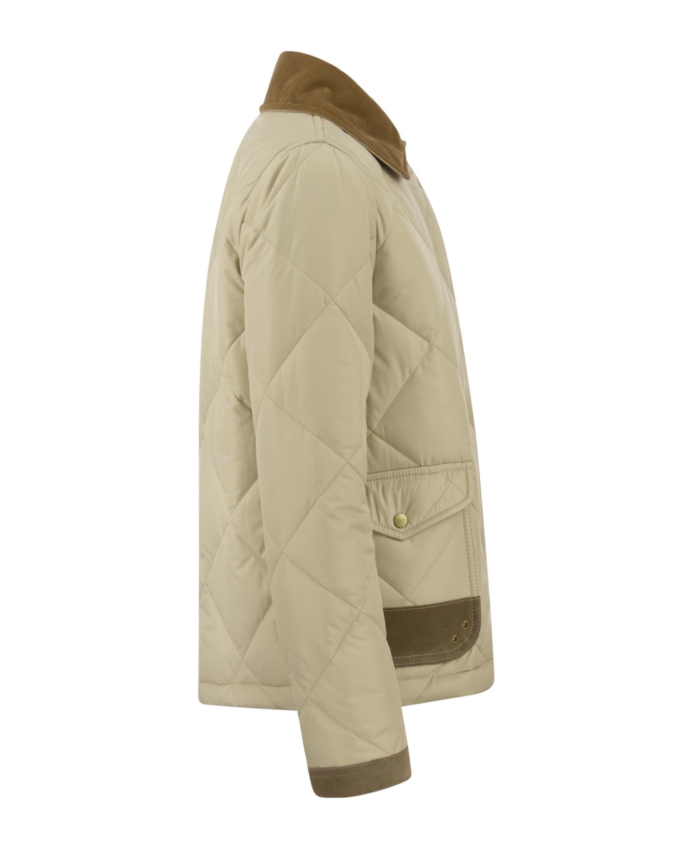 Fay Quilted Jacket 3 Hooks - Sand