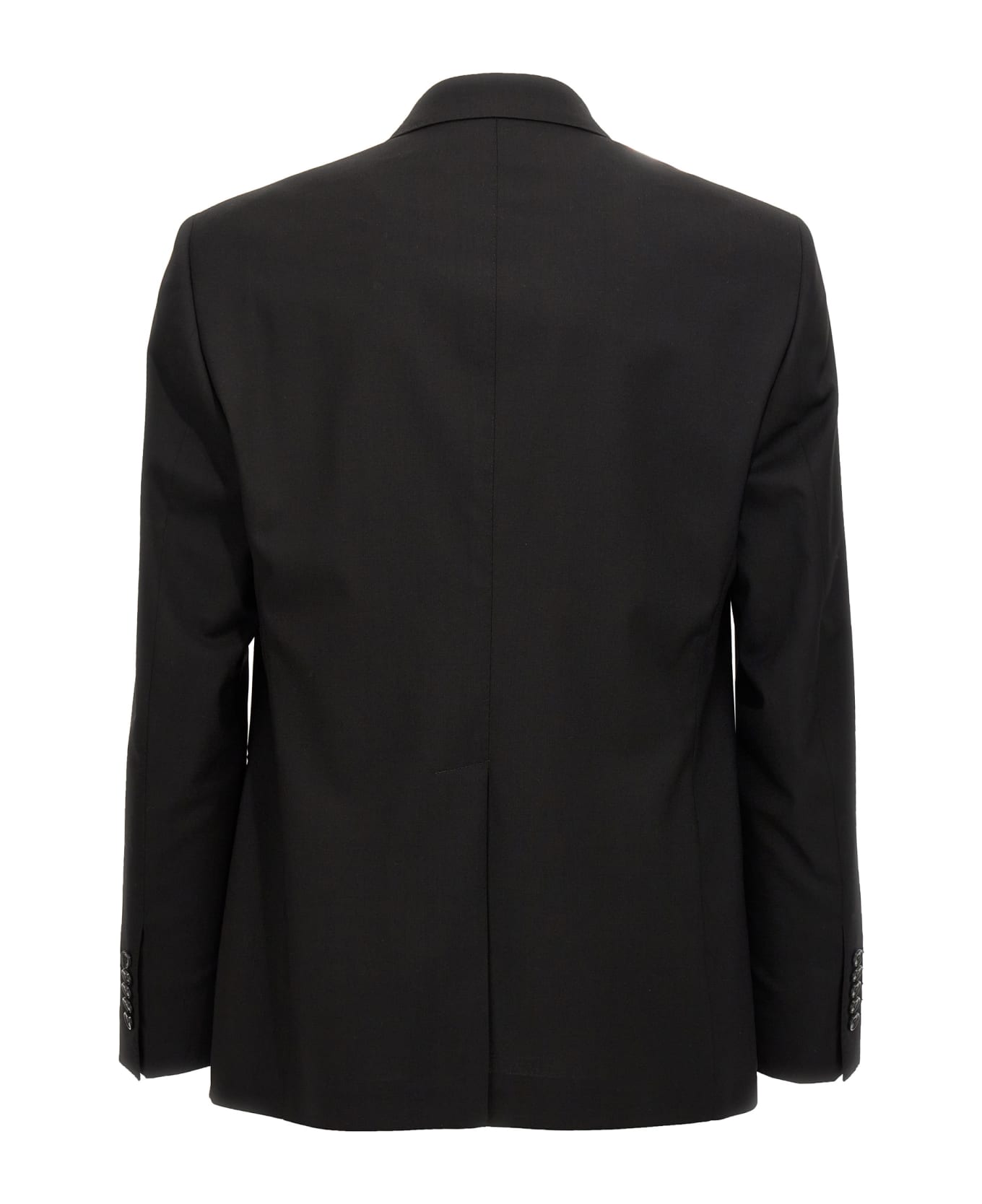 Tagliatore Stretch Wool Suit - Black  