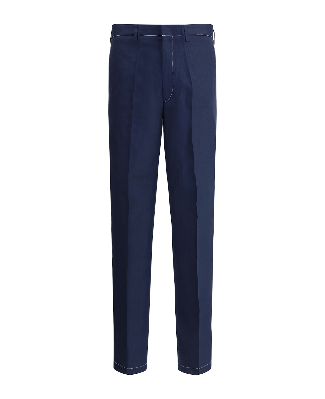 Prada Linen Pants - Blu