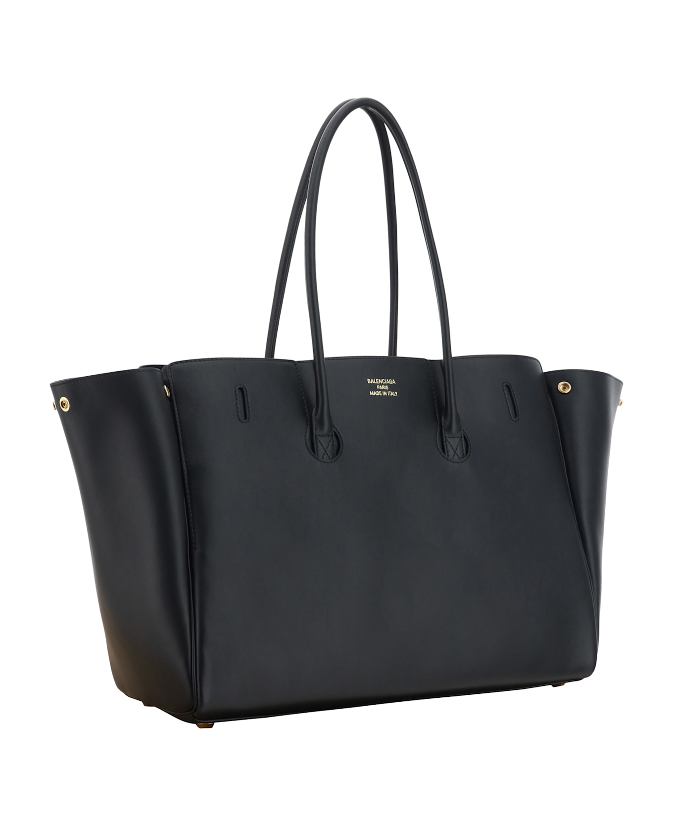Balenciaga Carry All Bel Air Media Shoulder Bag - Black