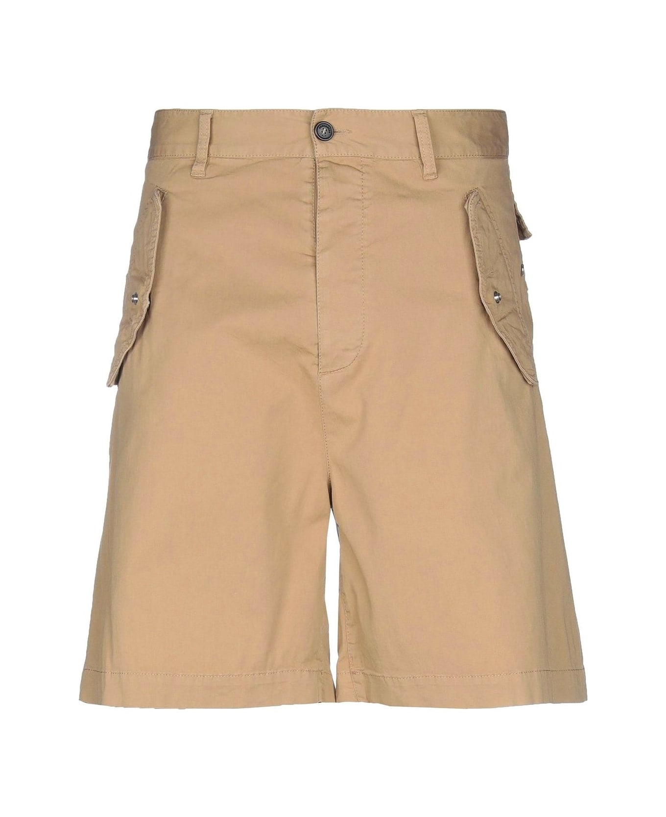 Dsquared2 Cotton Shorts - Beige