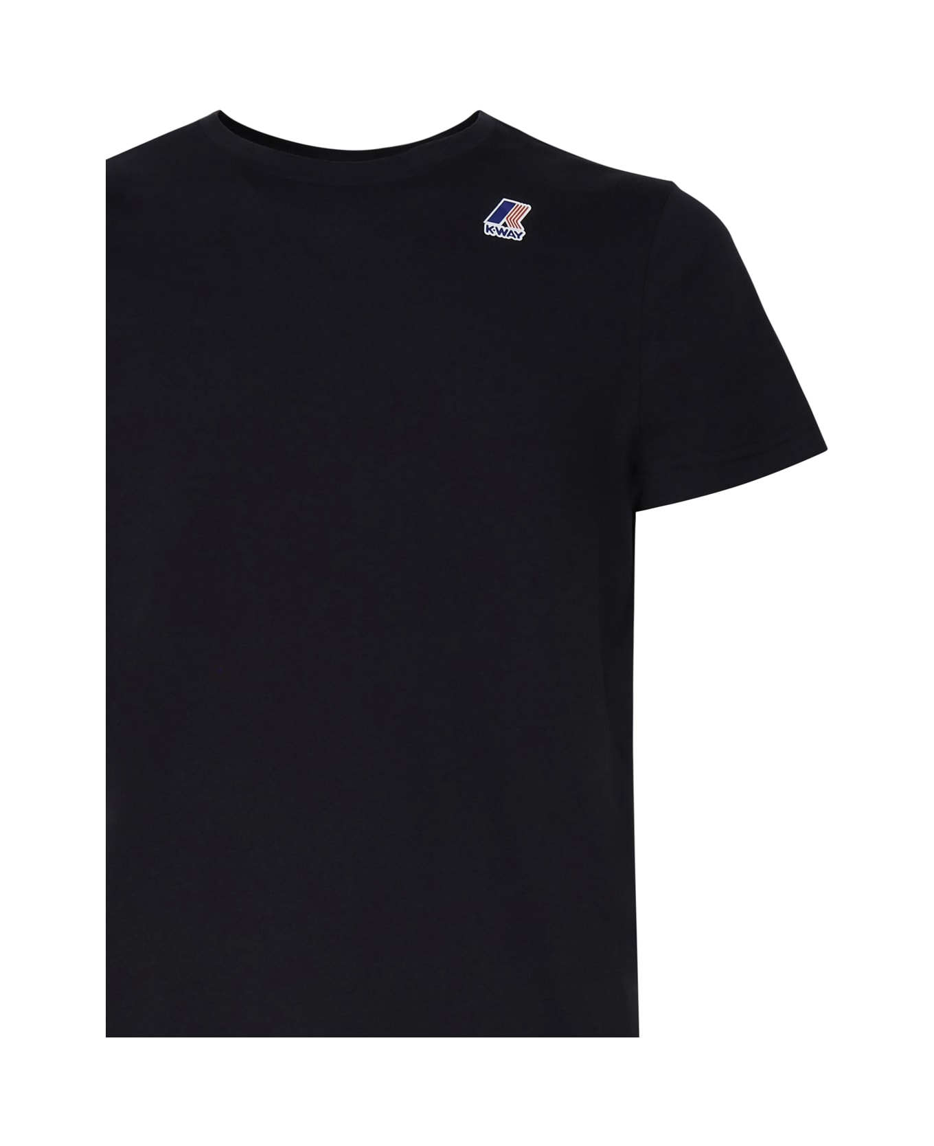 K-Way T-shirt In Cotton - Blue