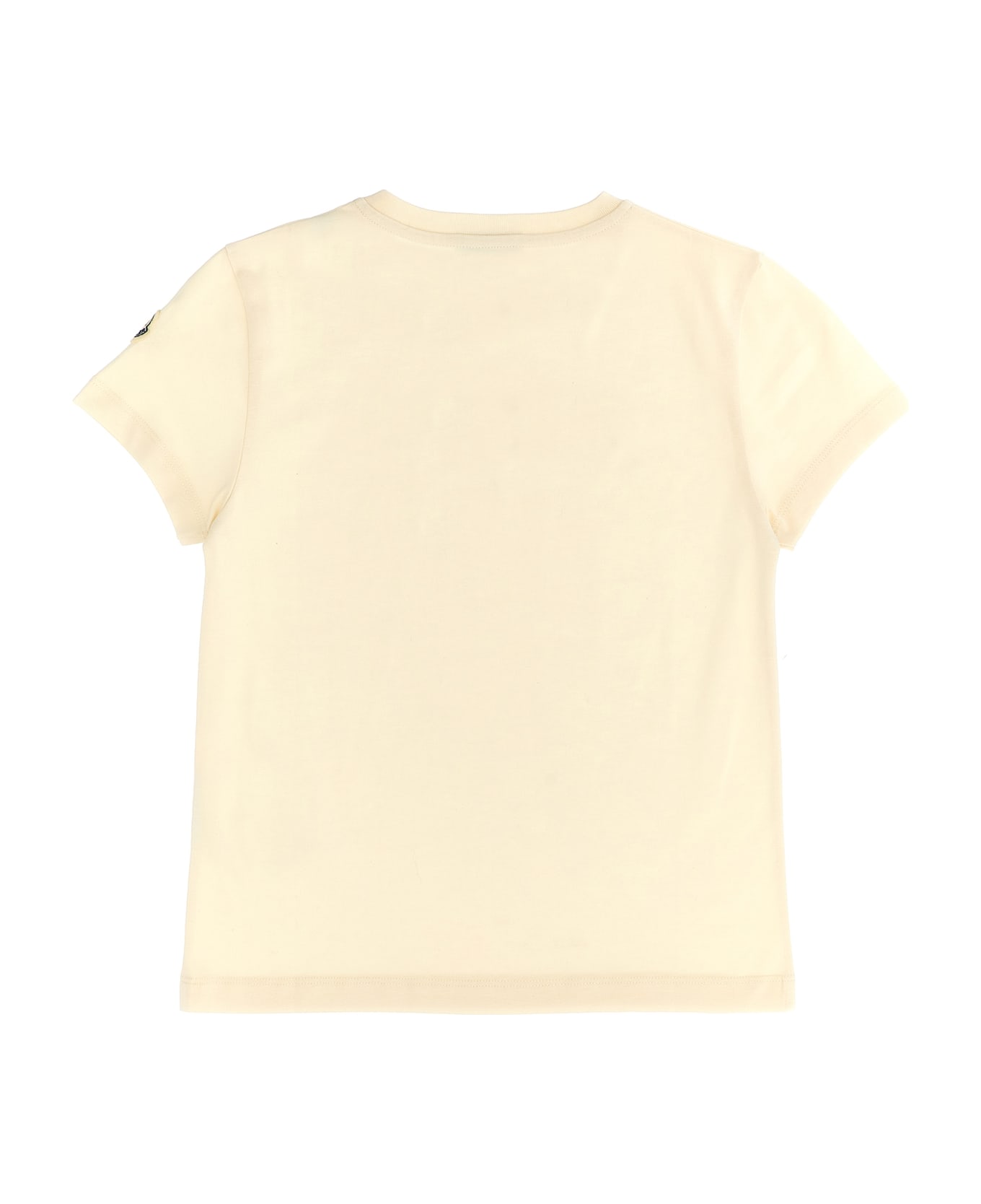 Moncler Logo Embroidery T-shirt - White