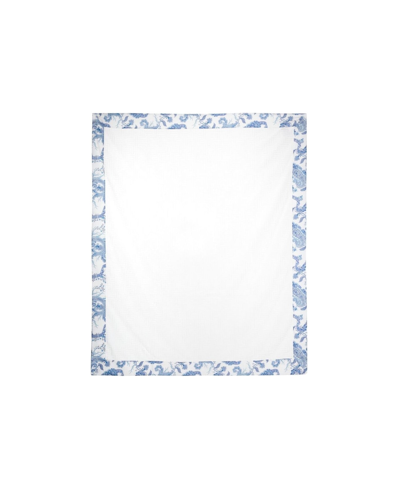 Etro Beach Towel - WHITE/BLUE