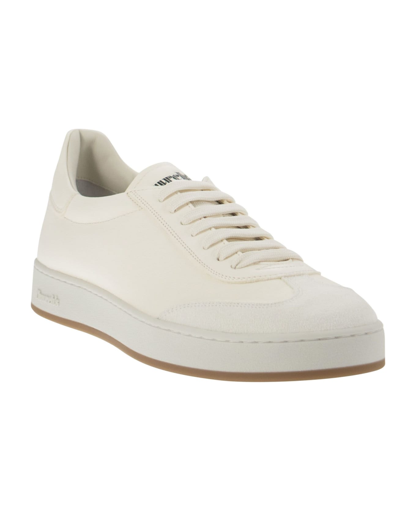 Church's Largs - Suede And Deerskin Sneaker - All Ivory スニーカー