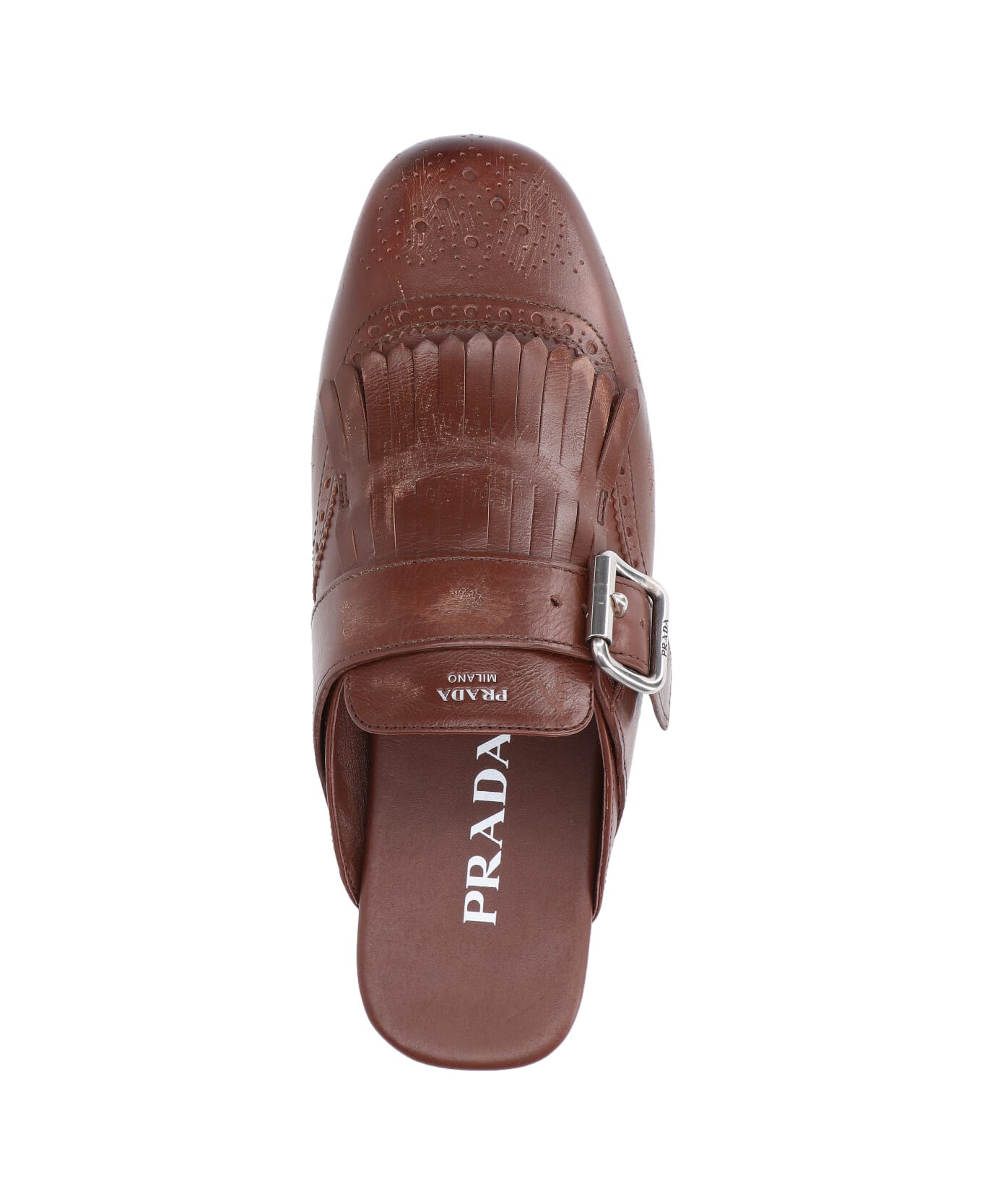 Prada "shuffle" Sabots - Brown サンダル